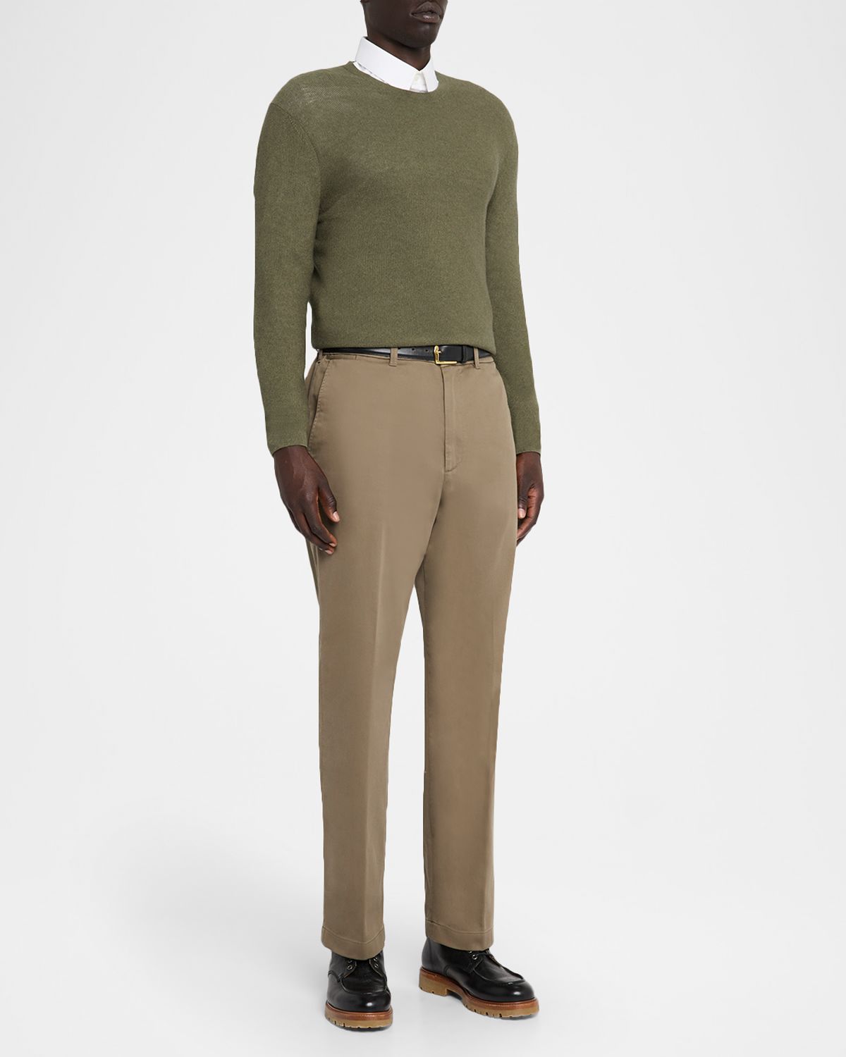 dunhill Men 's Cotton Twill Straight-Fit Chino Pants