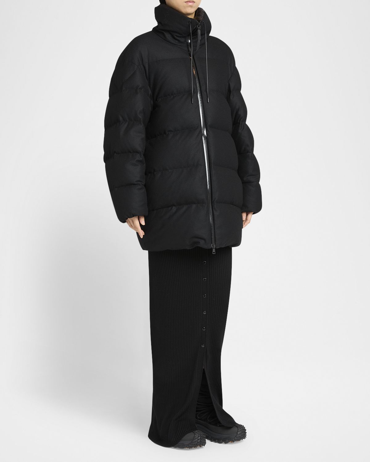 Moncler Genius x EE72 by Edward Enninful Maarutha Long Down Jacket