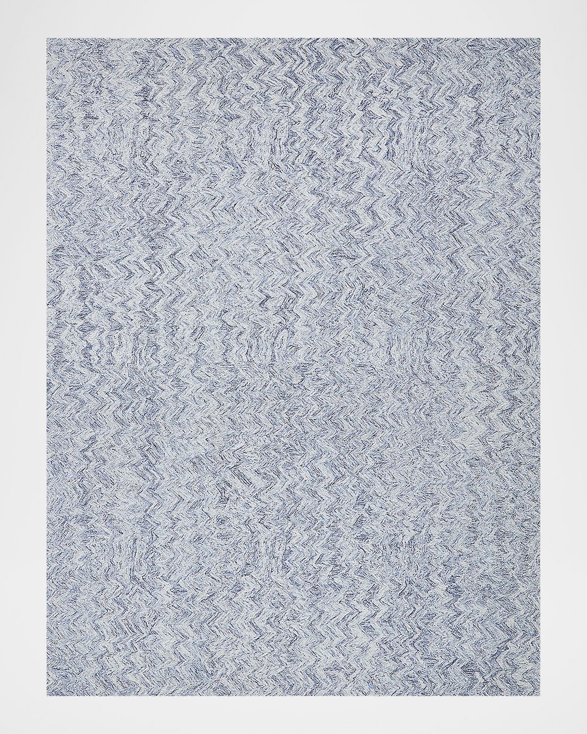 Exquisite Rugs Veneta Hand-Tufted Blue Rug, 8 ' x 10 ' | Thumbnail 9