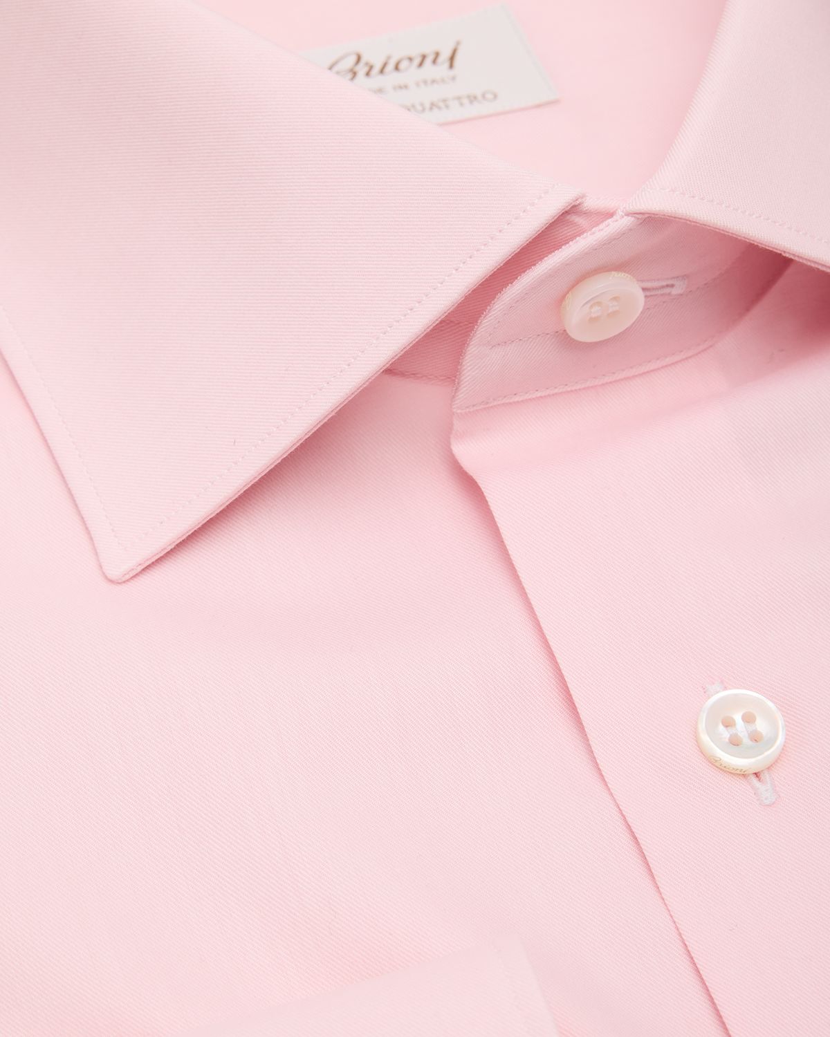 Brioni Men 's Ventiquattro Cotton Twill Dress Shirt