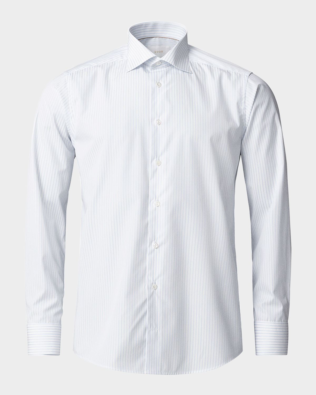 Eton Men 's Elevated Stripe Supima 120 Slim-Fit Dress Shirt | Thumbnail 6 Eton Men 's Elevated Stripe Supima 120 Slim-Fit Dress Shirt | Thumbnail 6