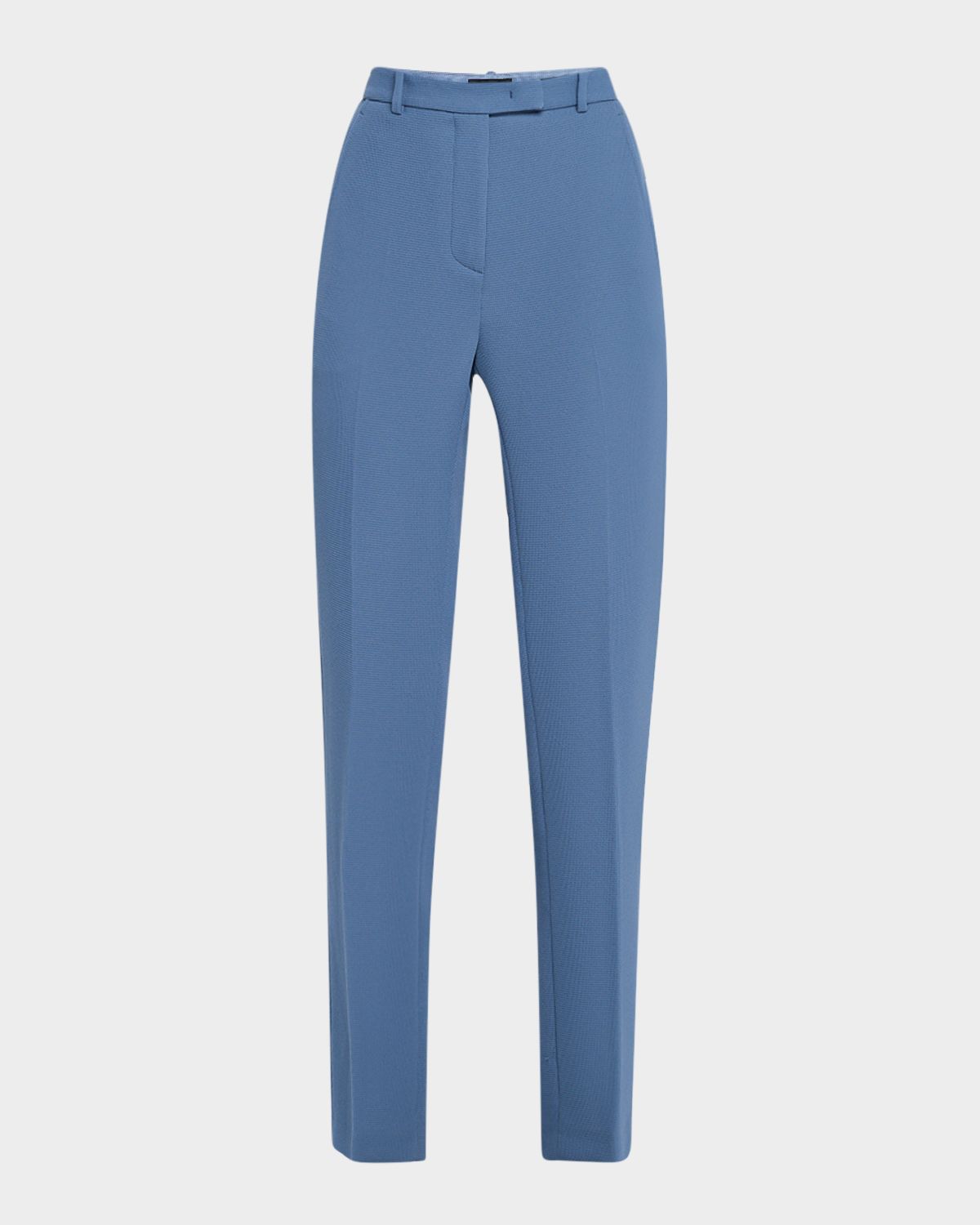 Emporio Armani Cropped Slim-Fit Pique Trousers