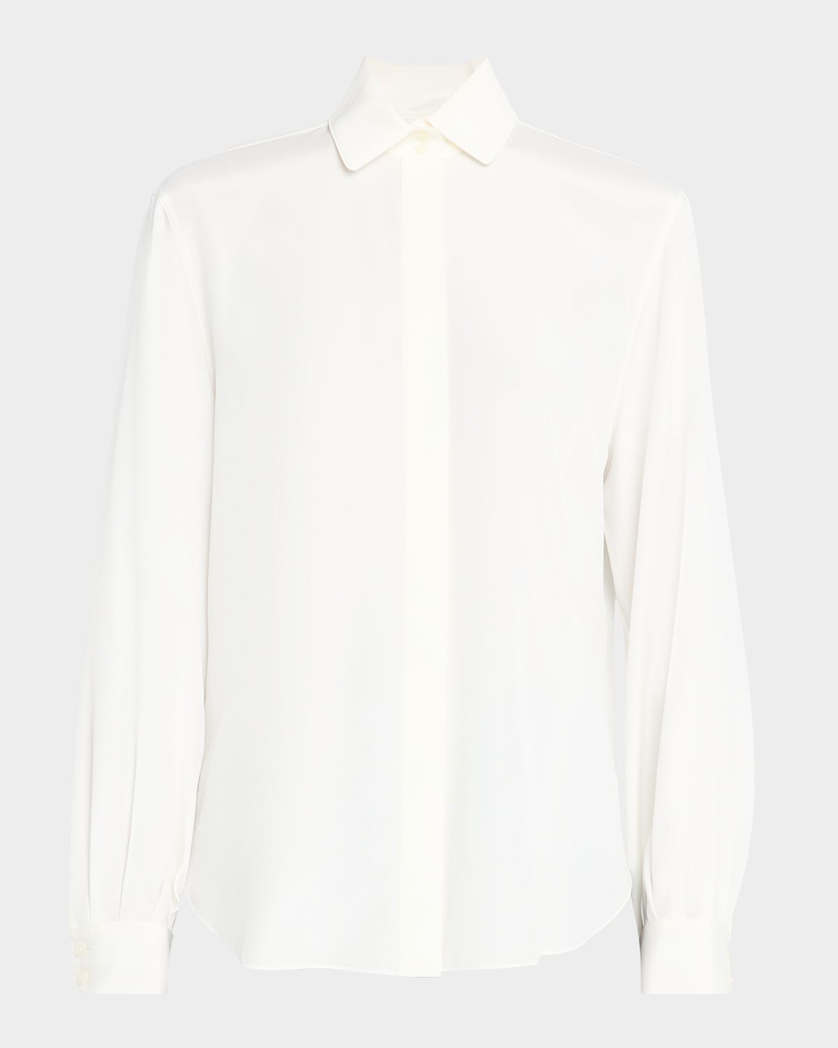 Lafayette 148 New York Pleated Button-Down Shirt | Thumbnail 7 Lafayette 148 New York Pleated Button-Down Shirt | Thumbnail 7
