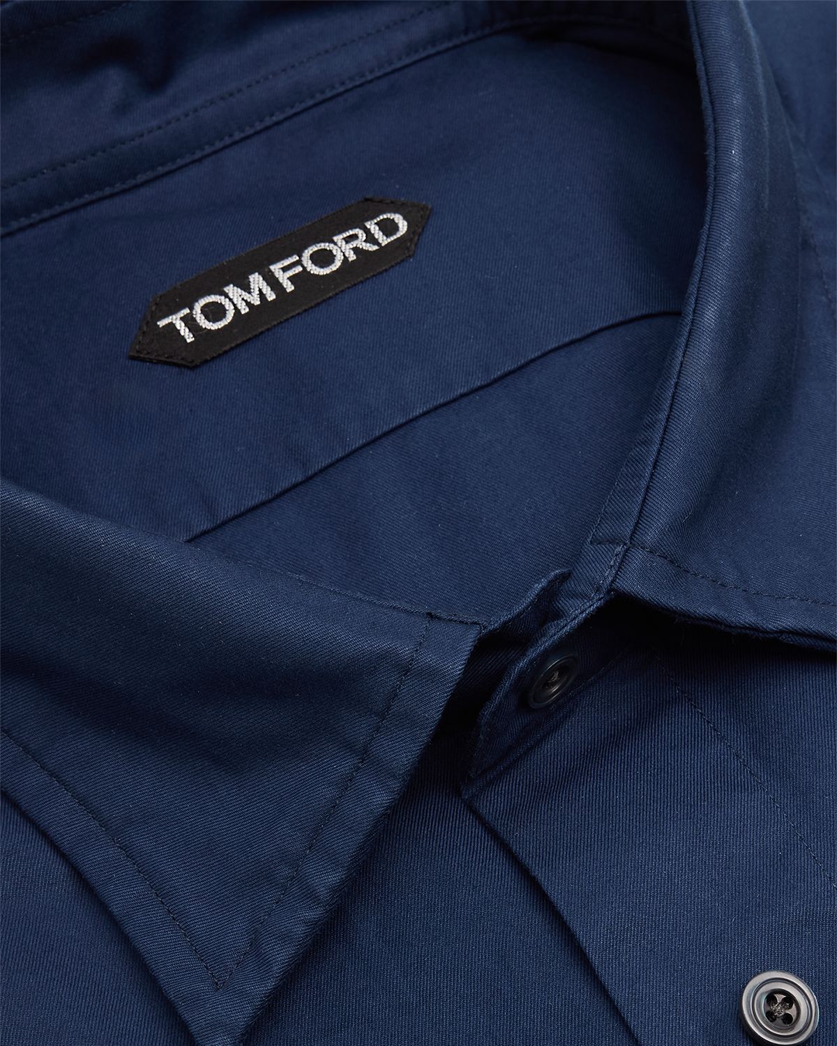 TOM FORD Men 's Cotton Twill Double-Pocket Overshirt