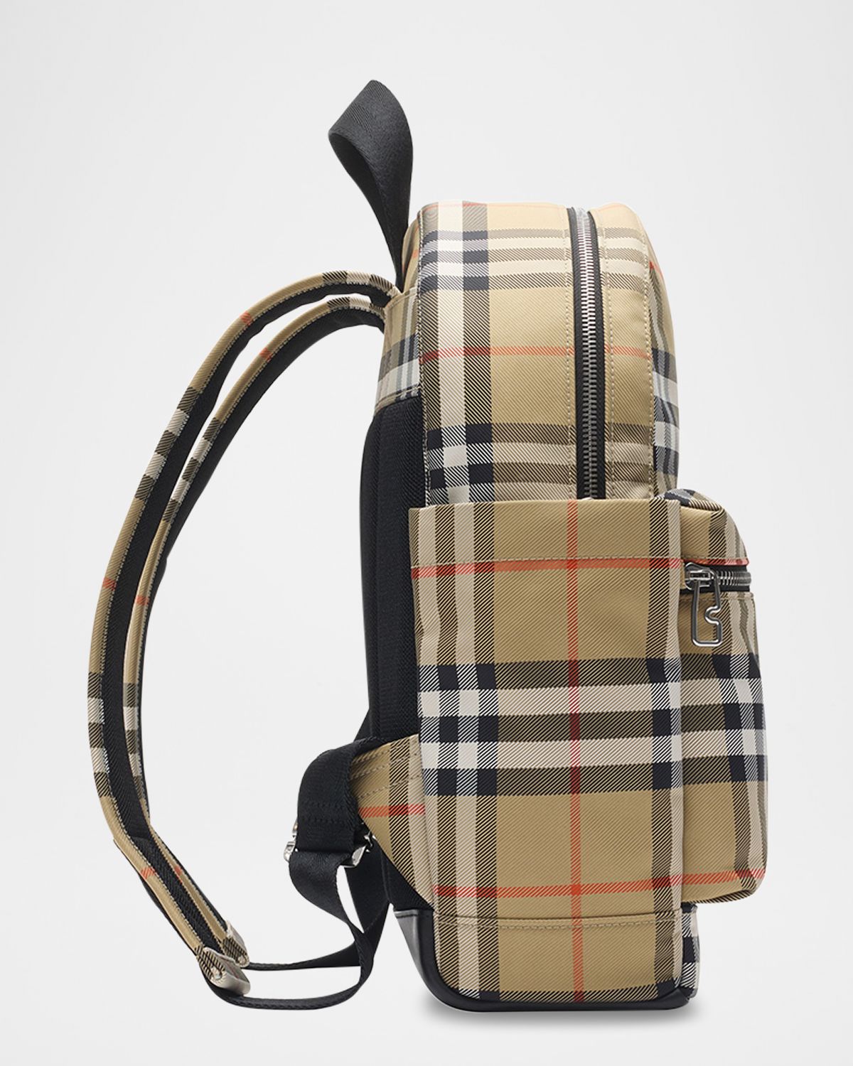 Burberry Kid 's Huey Medium Check Backpack