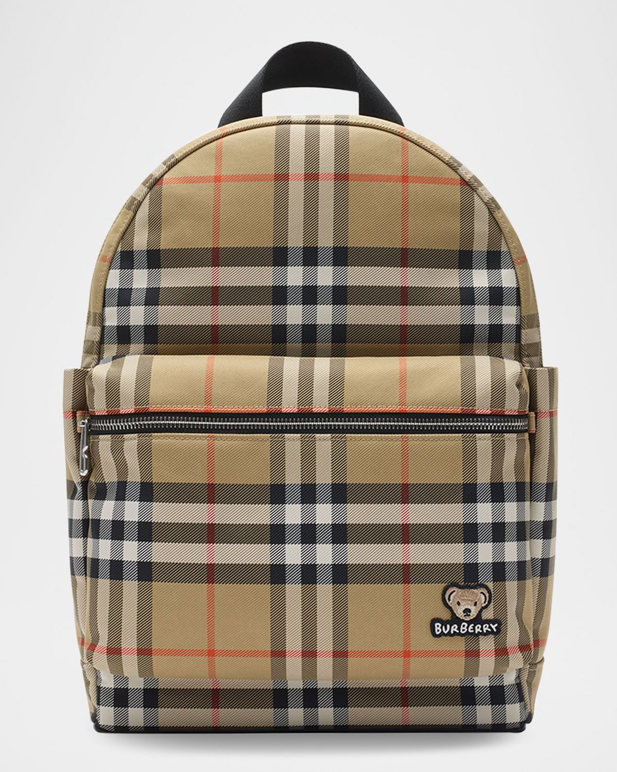 Burberry Kid 's Huey Medium Check Backpack