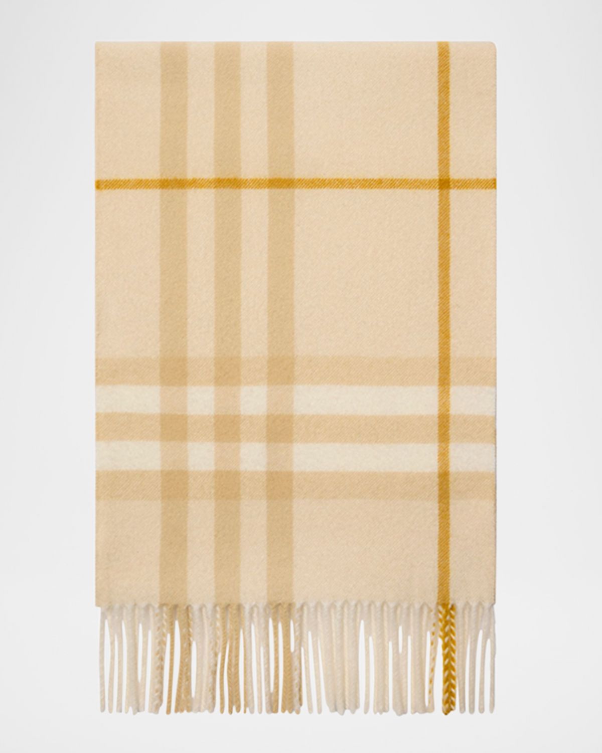 Burberry Giant Check Cashmere Scarf | Thumbnail 3