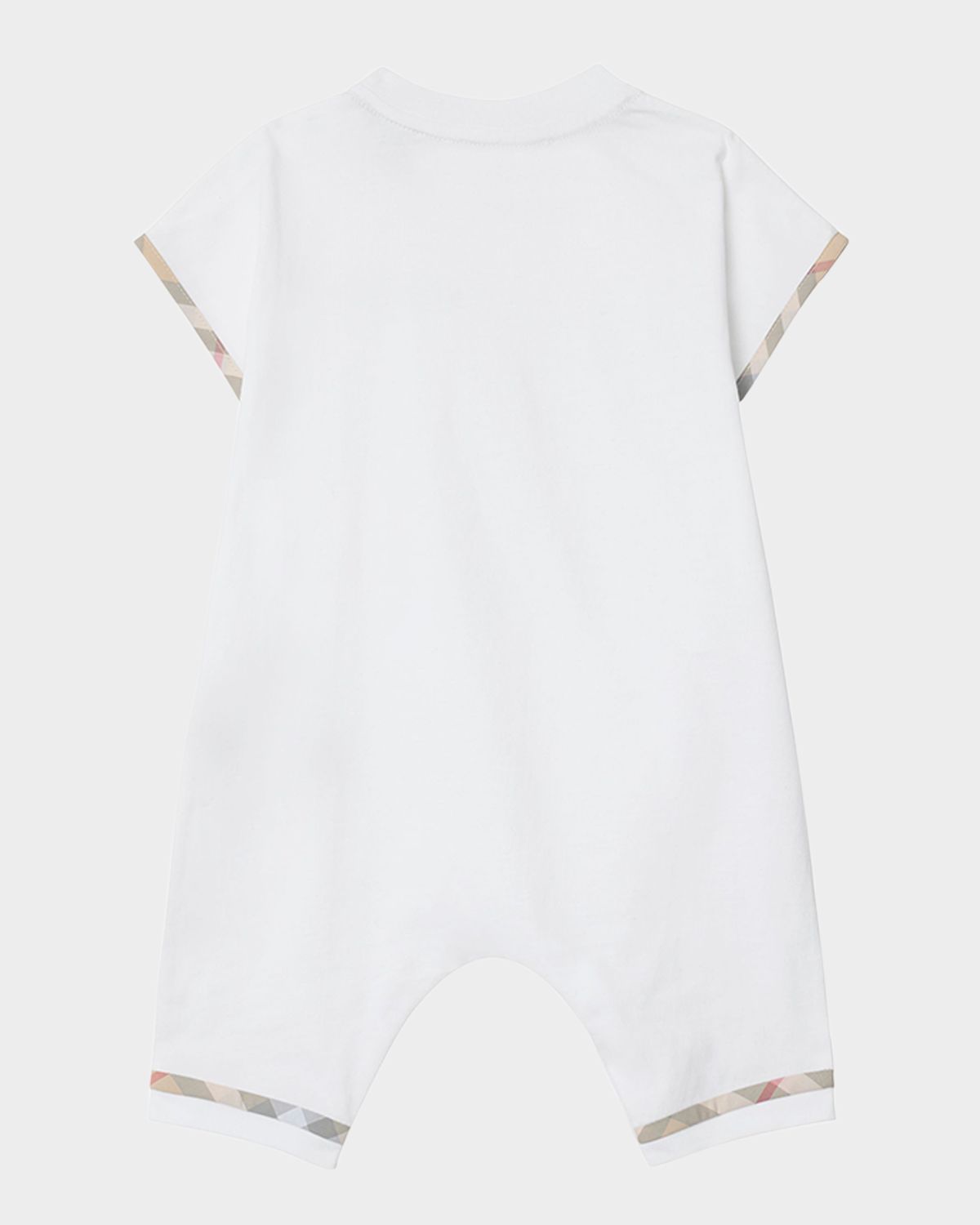 Burberry Boy 's Jensen Cotton Jersey Playsuit, Size Newborn-18M