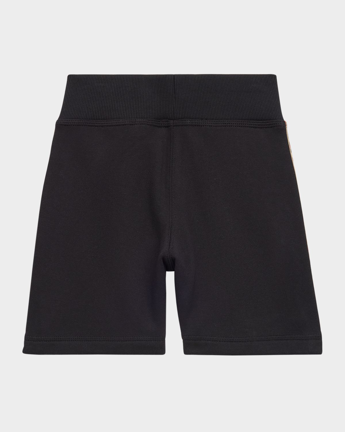 Burberry Check Trim Cotton Shorts