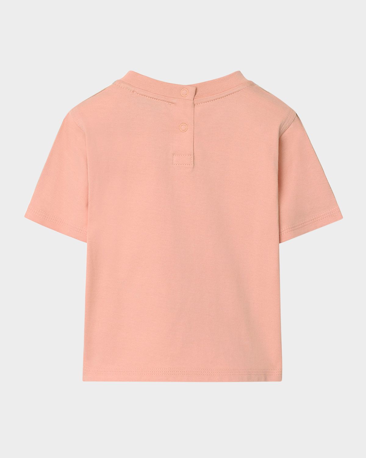 Burberry Girl 's Cedar Check Tape Short-Sleeve T-Shirt, Size 6M-2