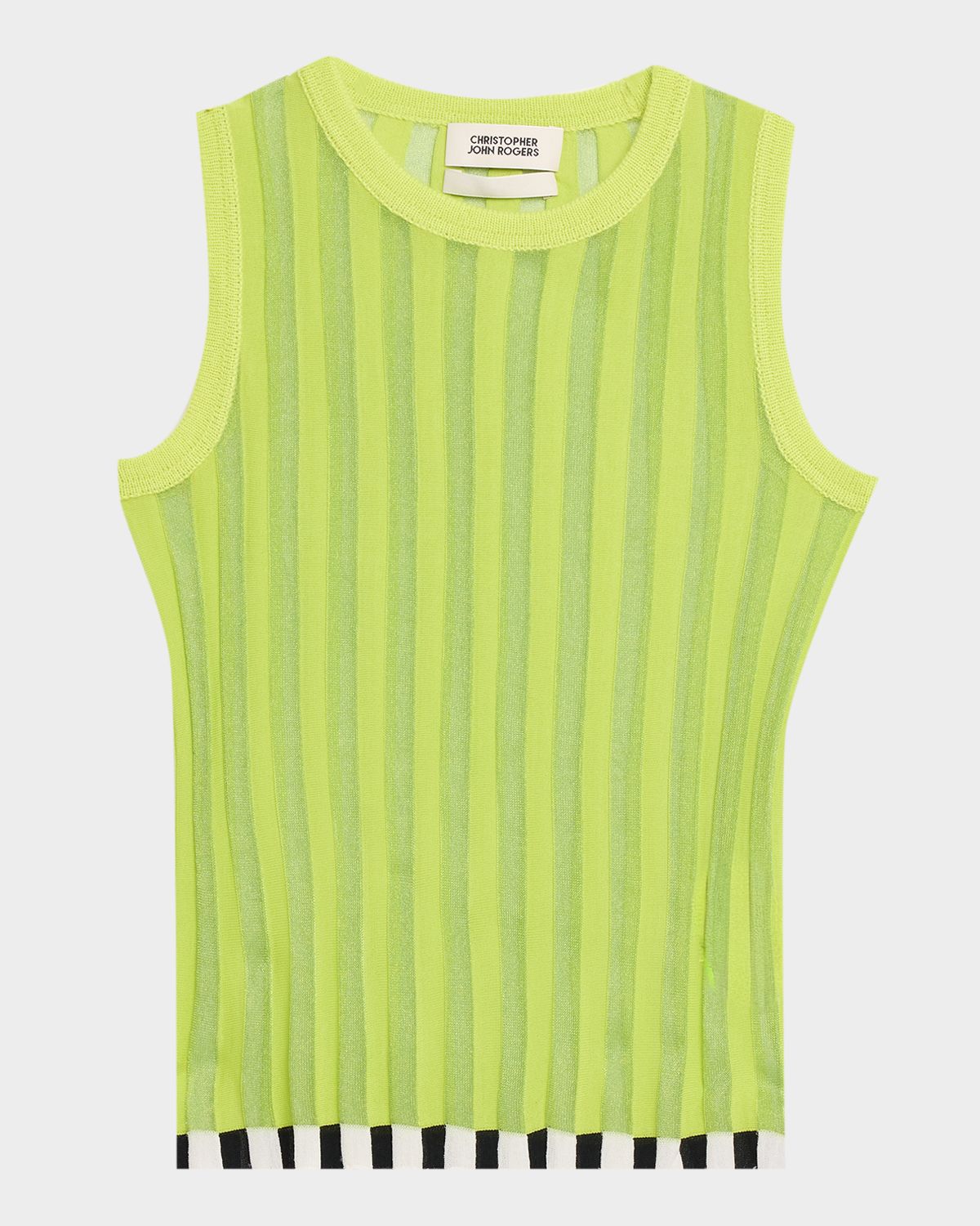CHRISTOPHER JOHN ROGERS Pleated Knit Shell Top | Thumbnail 6