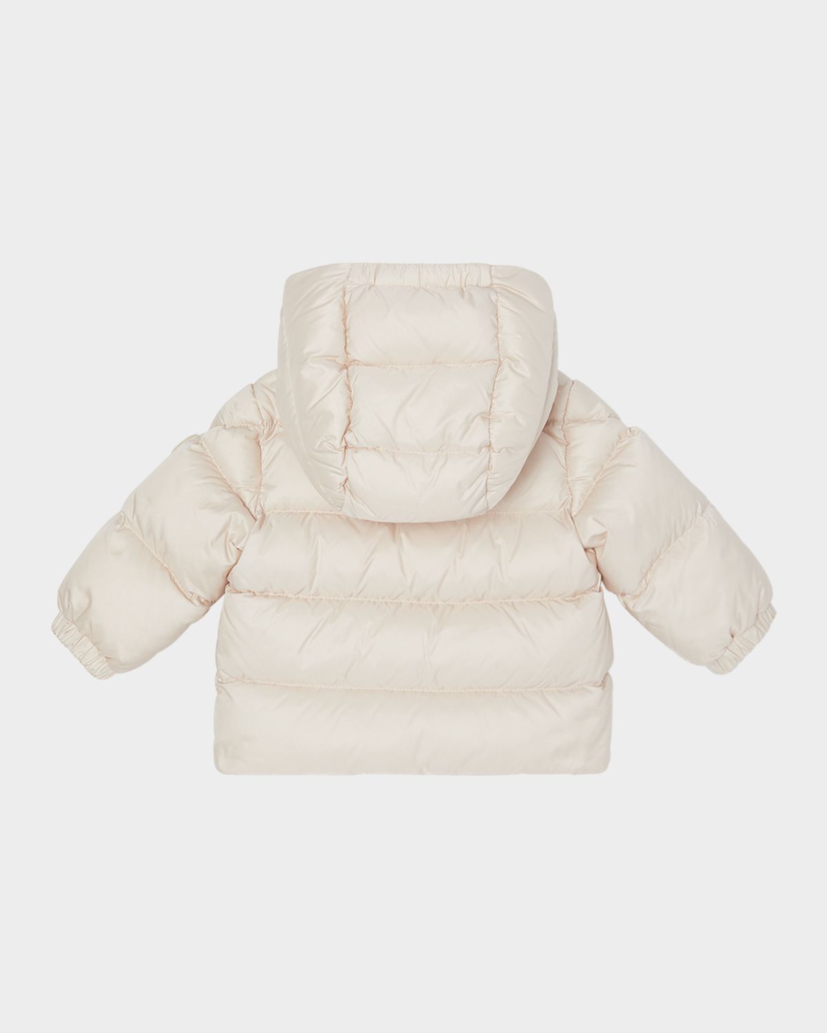 Moncler Girl 's Sharon Long Season Hooded Down Jacket, Size 6M-3