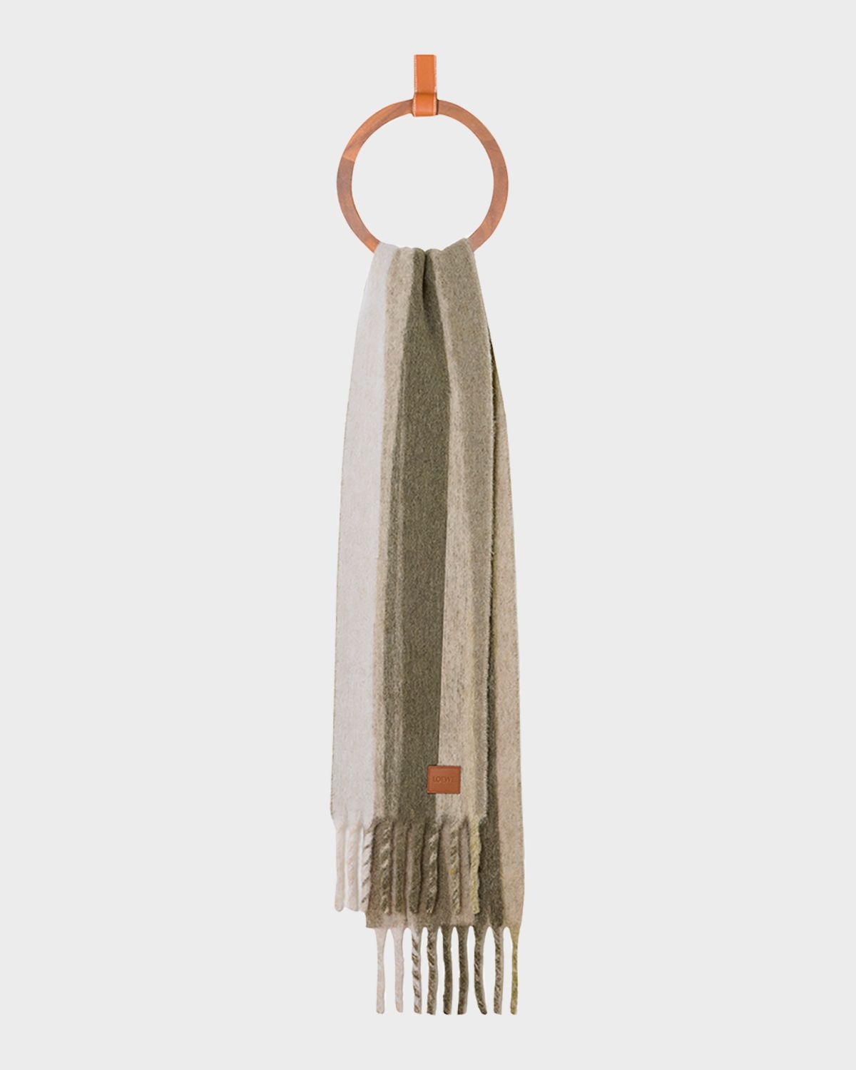 Loewe Alpaca Wool-Blend Jacquard Stripe Scarf | Thumbnail 3 Loewe Alpaca Wool-Blend Jacquard Stripe Scarf | Thumbnail 3