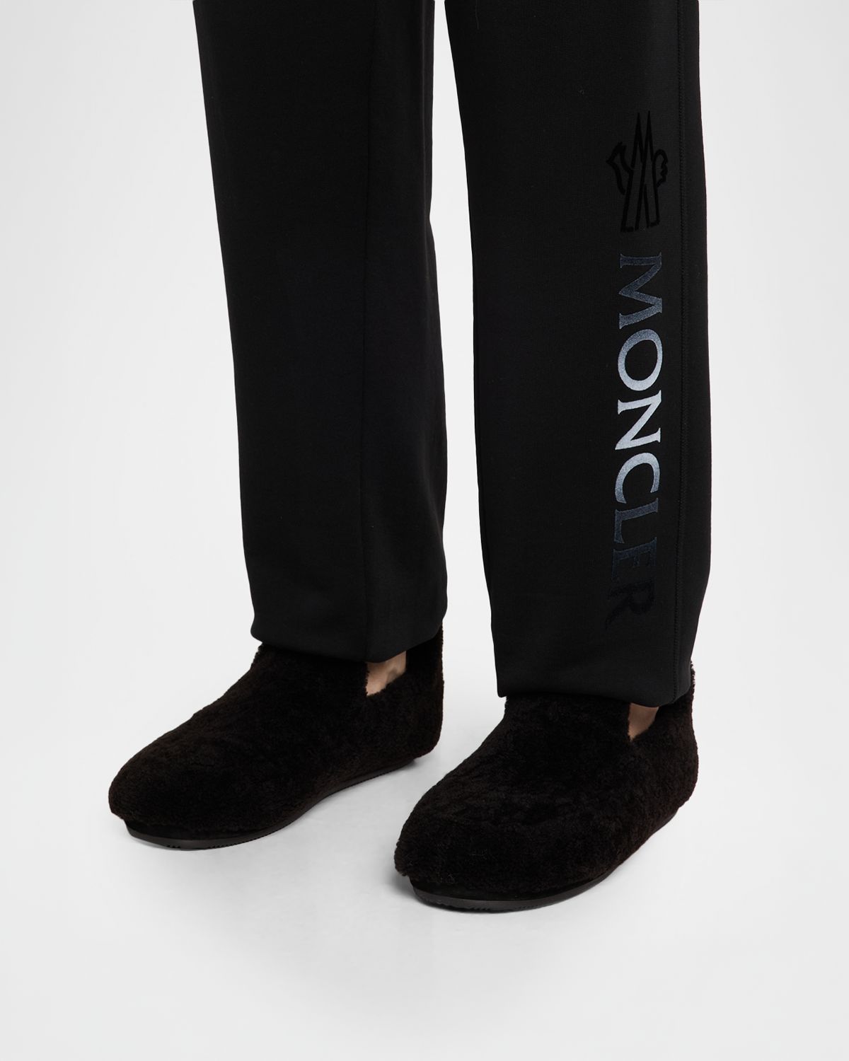 Moncler Men 's Snug Shearling Flats