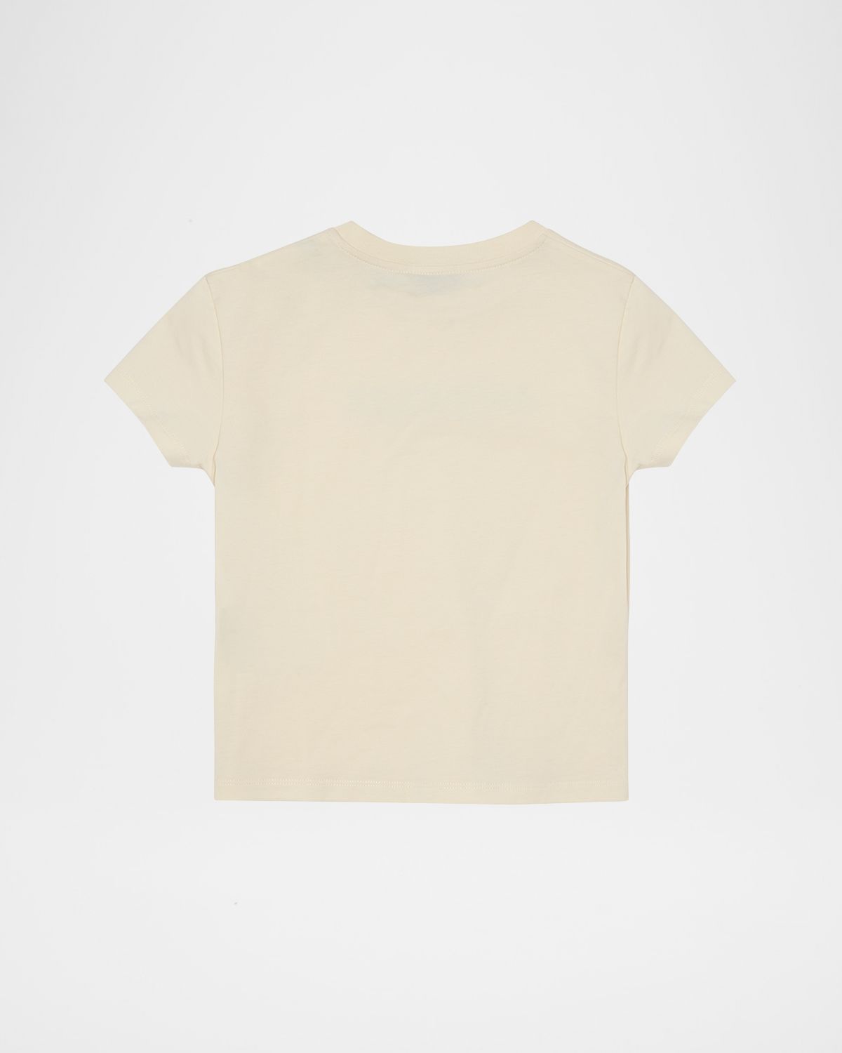 Moncler Girl 's Tonal Embroidered Logo Short-Sleeve T-Shirt