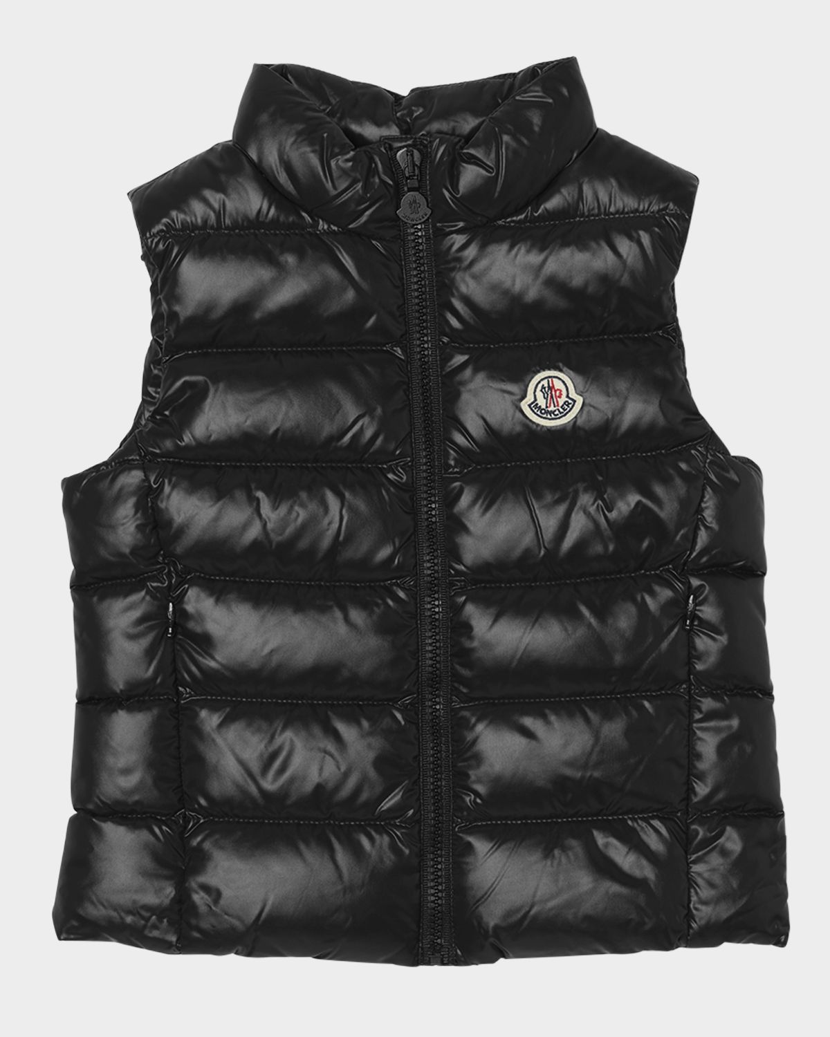 Moncler Girl 's Ghany Down Vest, Size 12- | Thumbnail 4 Moncler Girl 's Ghany Down Vest, Size 12- | Thumbnail 4