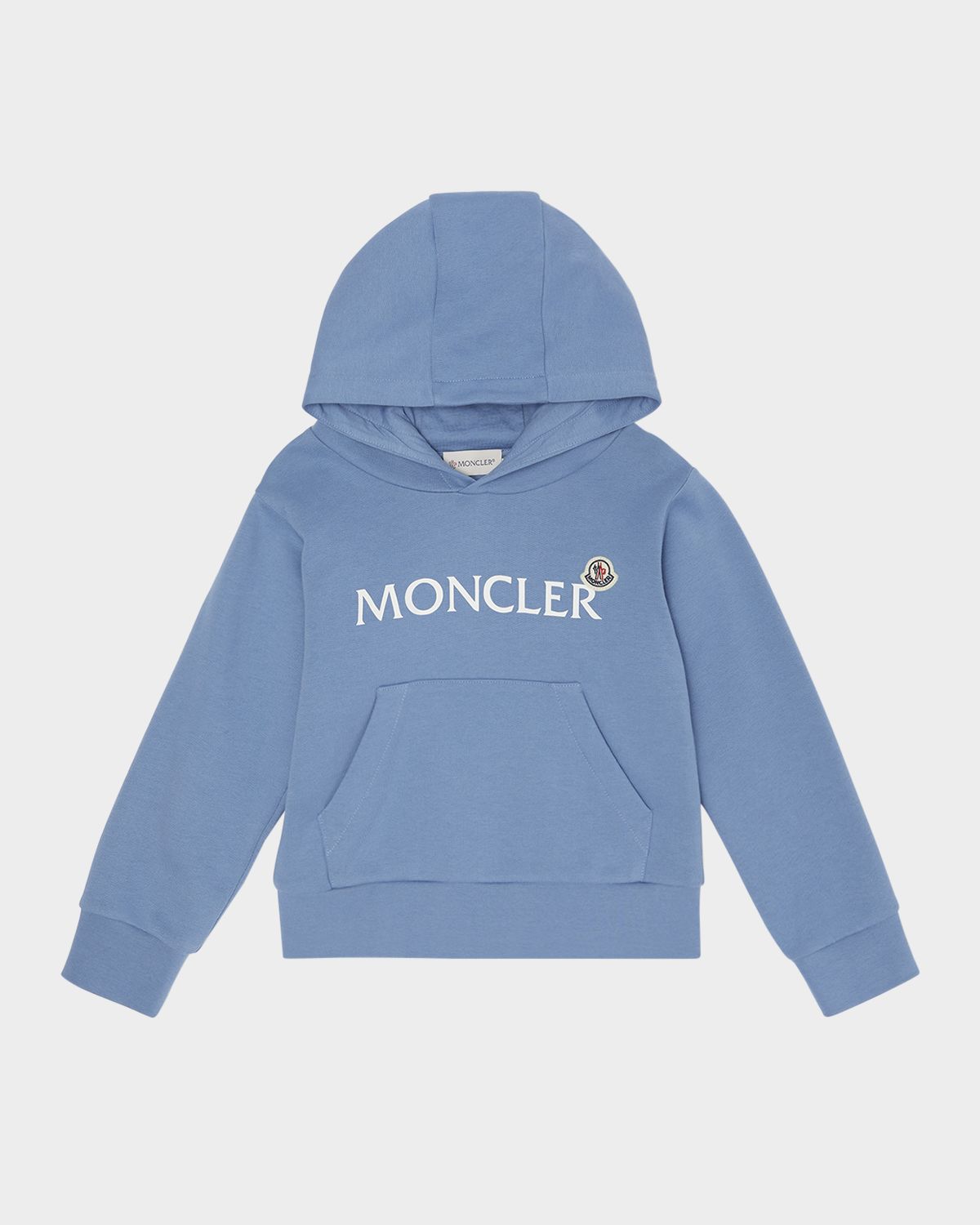 Moncler Boy 's Embroidered Logo Patch Hoodie, Size -6 | Thumbnail 4 Moncler Boy 's Embroidered Logo Patch Hoodie, Size -6 | Thumbnail 4