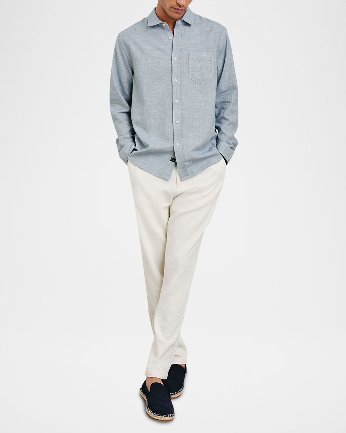 Rails Men 's Wyatt Cotton Casual Button-Down Shirt