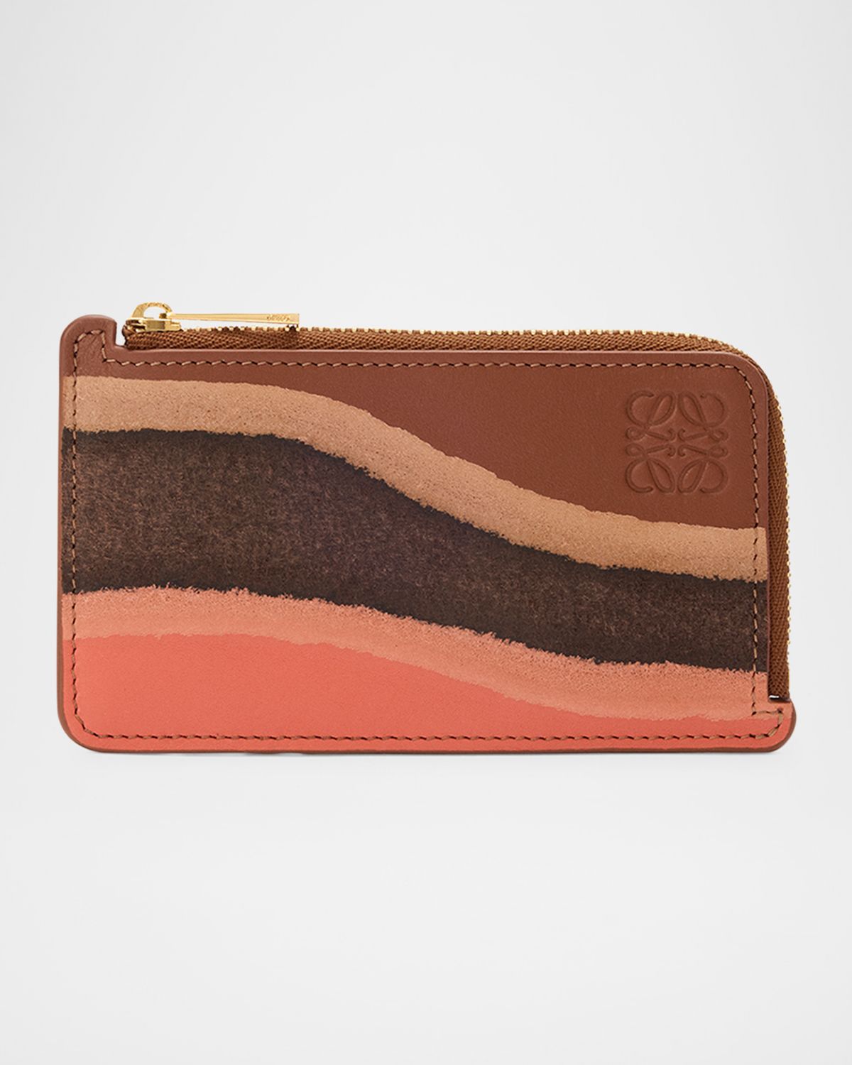 Loewe Landscape Card Holder in Calfskin Leather