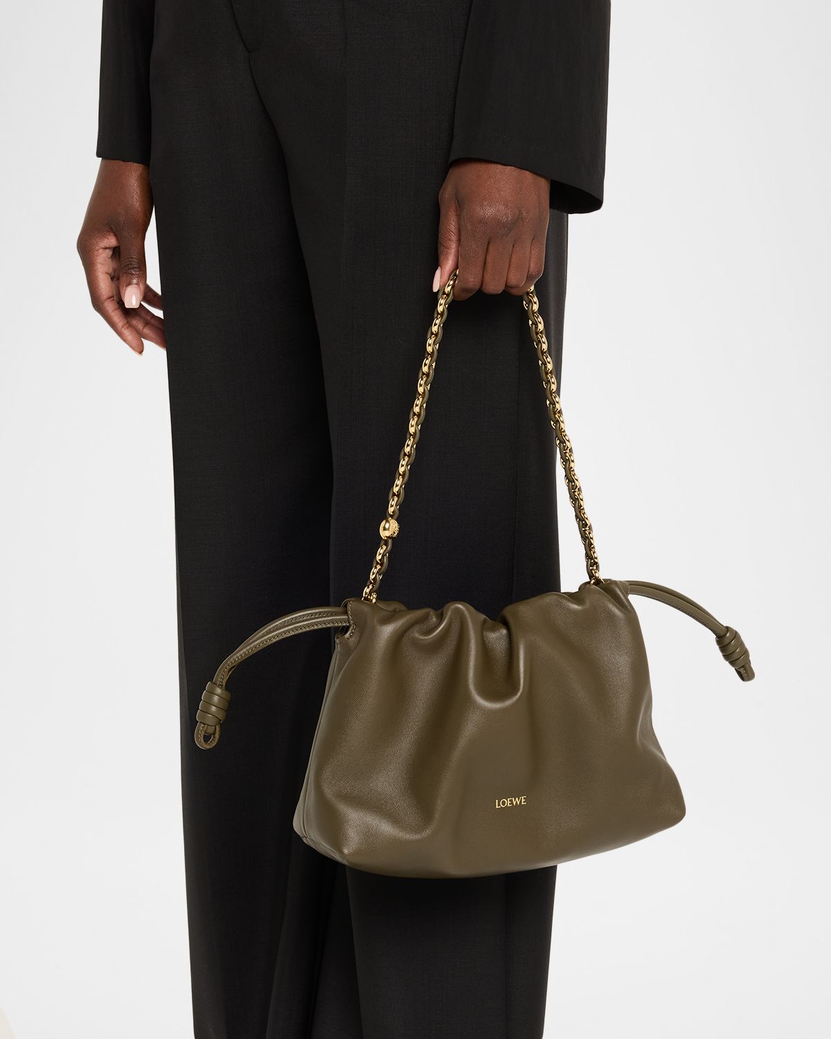 Loewe Flamenco Shoulder Bag in Smooth Leather