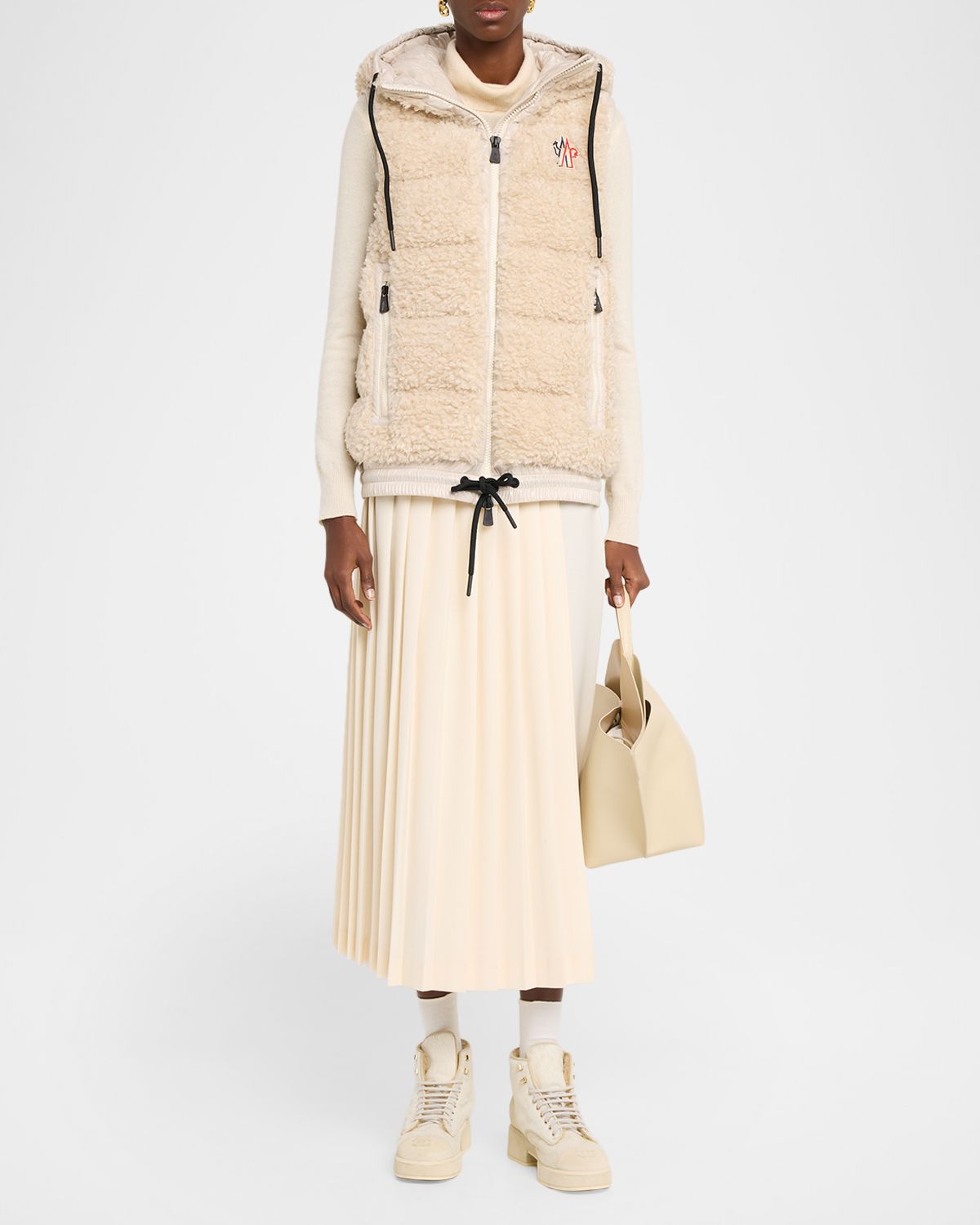 Moncler Grenoble Teddy Padded Vest