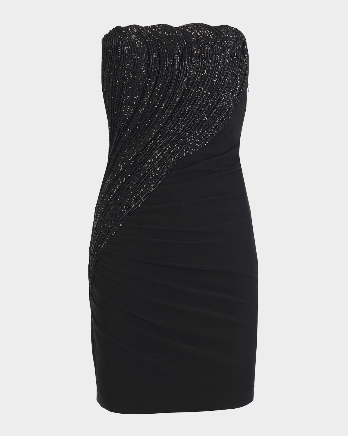 Gaurav Gupta Sequin Sculpted Strapless Mini Dress