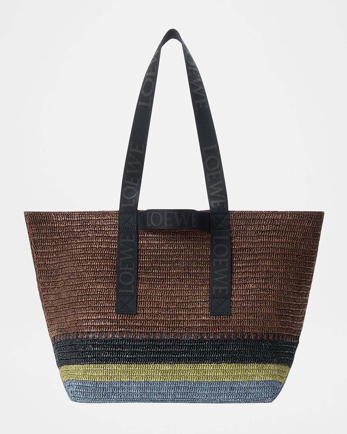 Loewe Men 's Fold Raffia Shopper Tote Bag | Thumbnail 5 Loewe Men 's Fold Raffia Shopper Tote Bag | Thumbnail 5