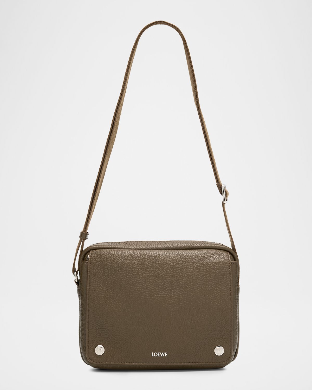 Loewe Men 's Pebble Leather Extra-Small Messenger Bag