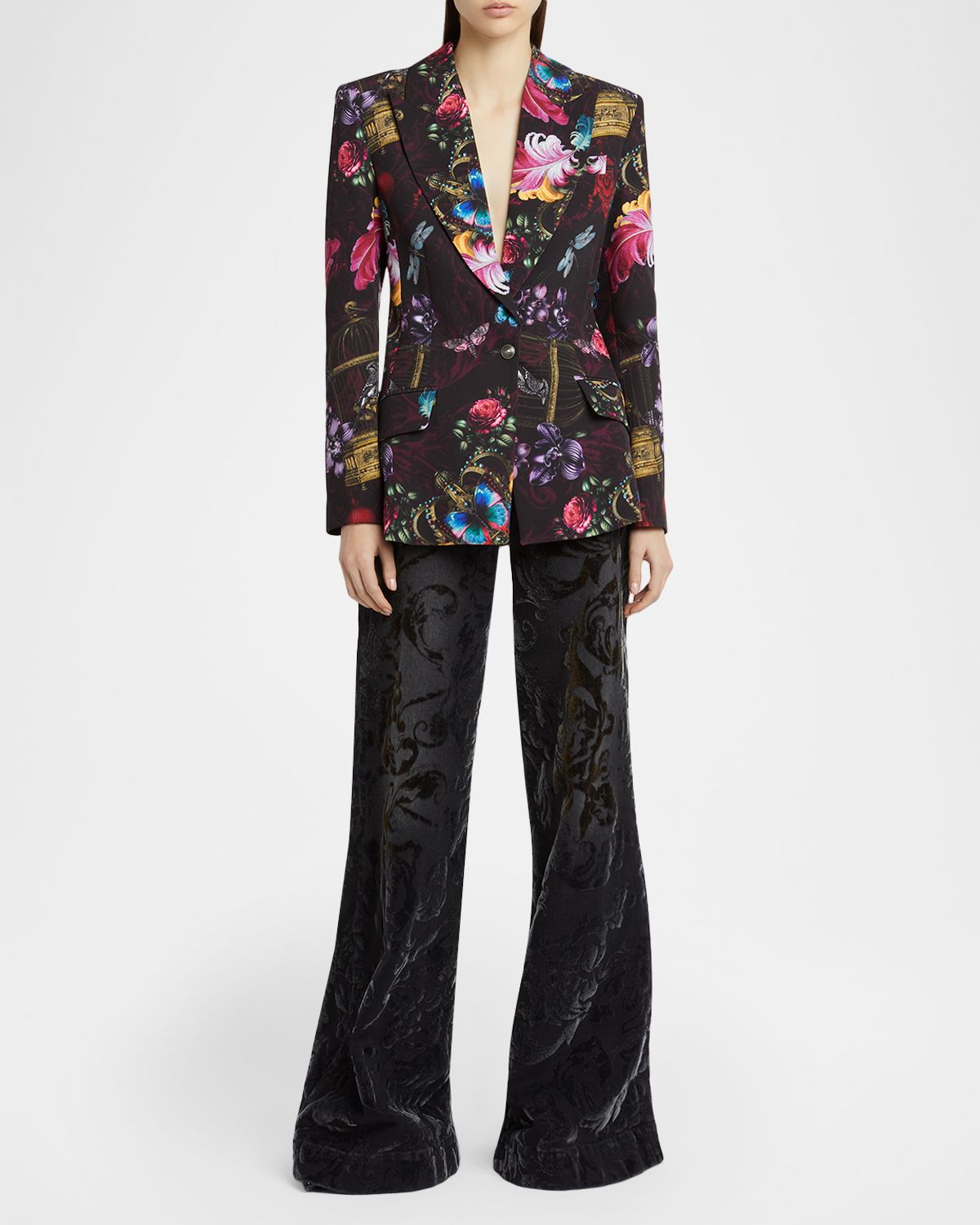 Versace Cabinet De Curiosité Single-Breasted Jacket