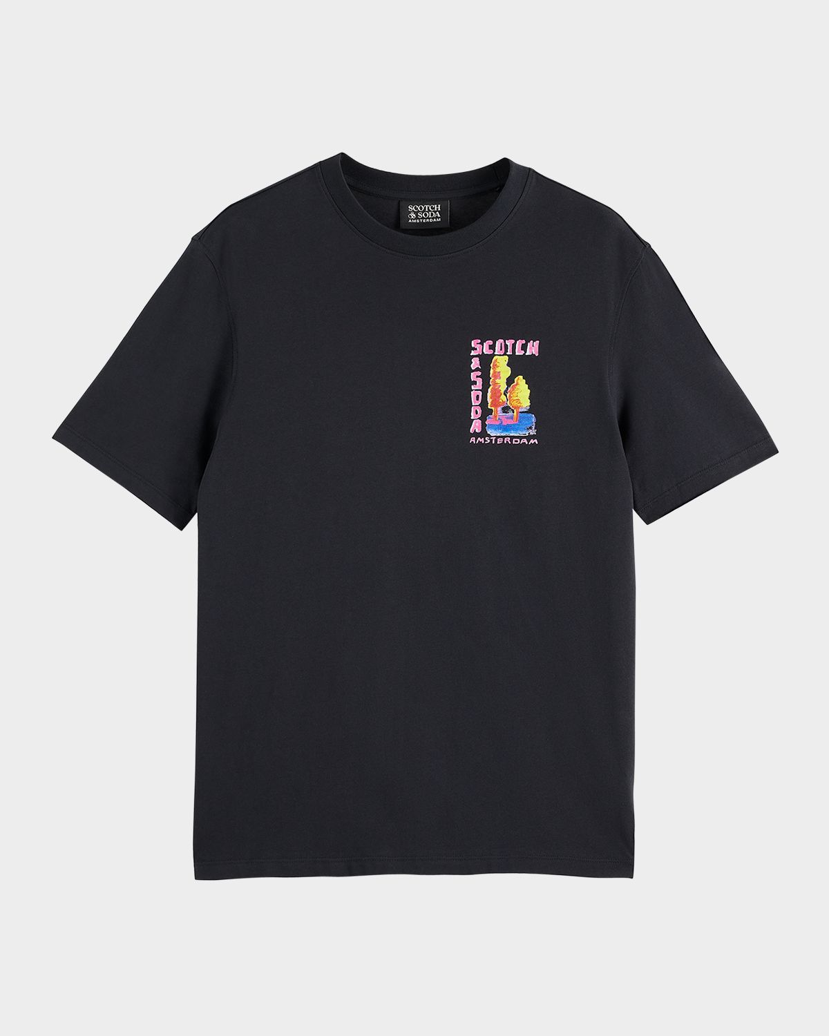 Scotch & Soda Men 's Graphic Crewneck T-Shirt