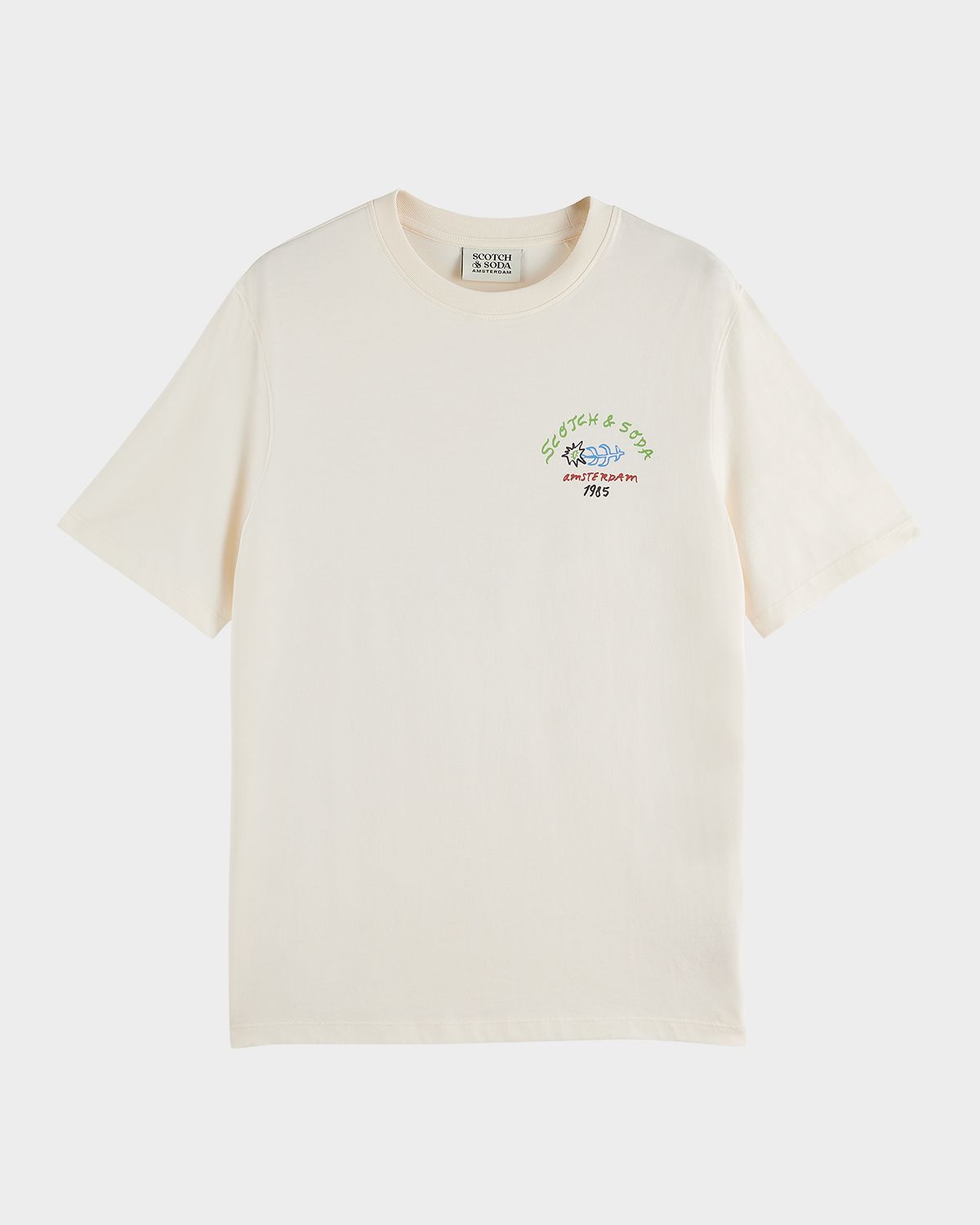 Scotch & Soda Men 's Graphic Crewneck T-Shirt | Thumbnail 6 Scotch & Soda Men 's Graphic Crewneck T-Shirt | Thumbnail 6