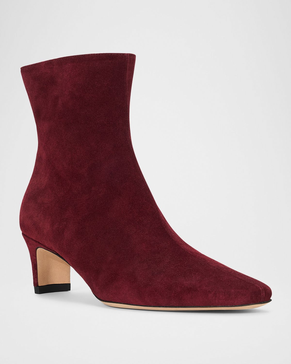 STAUD Wally Suede Ankle Boots
