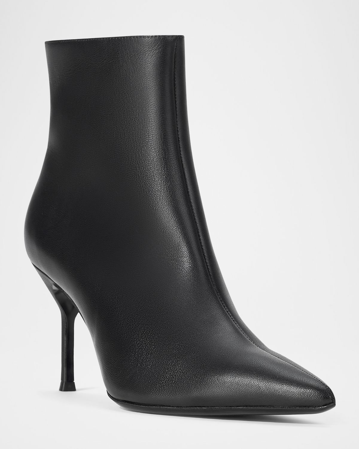STAUD Sebastian Leather Ankle Booties