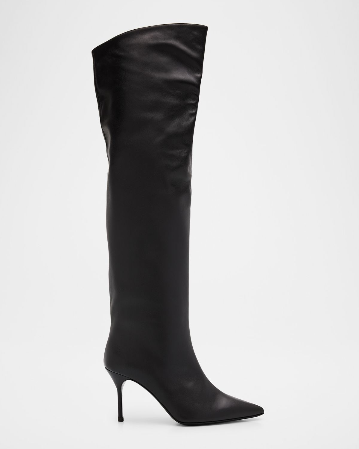 STAUD Sebastian Leather Over-The-Knee Boots