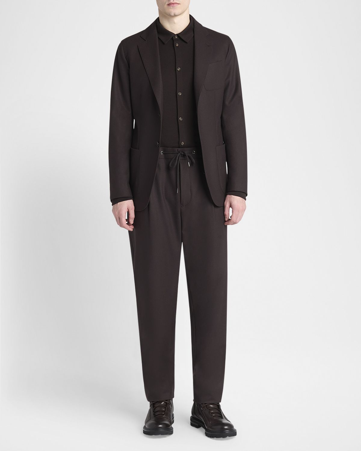 Giorgio Armani Men 's Patch-Pocket Cashmere Stretch Soft Sport Coat