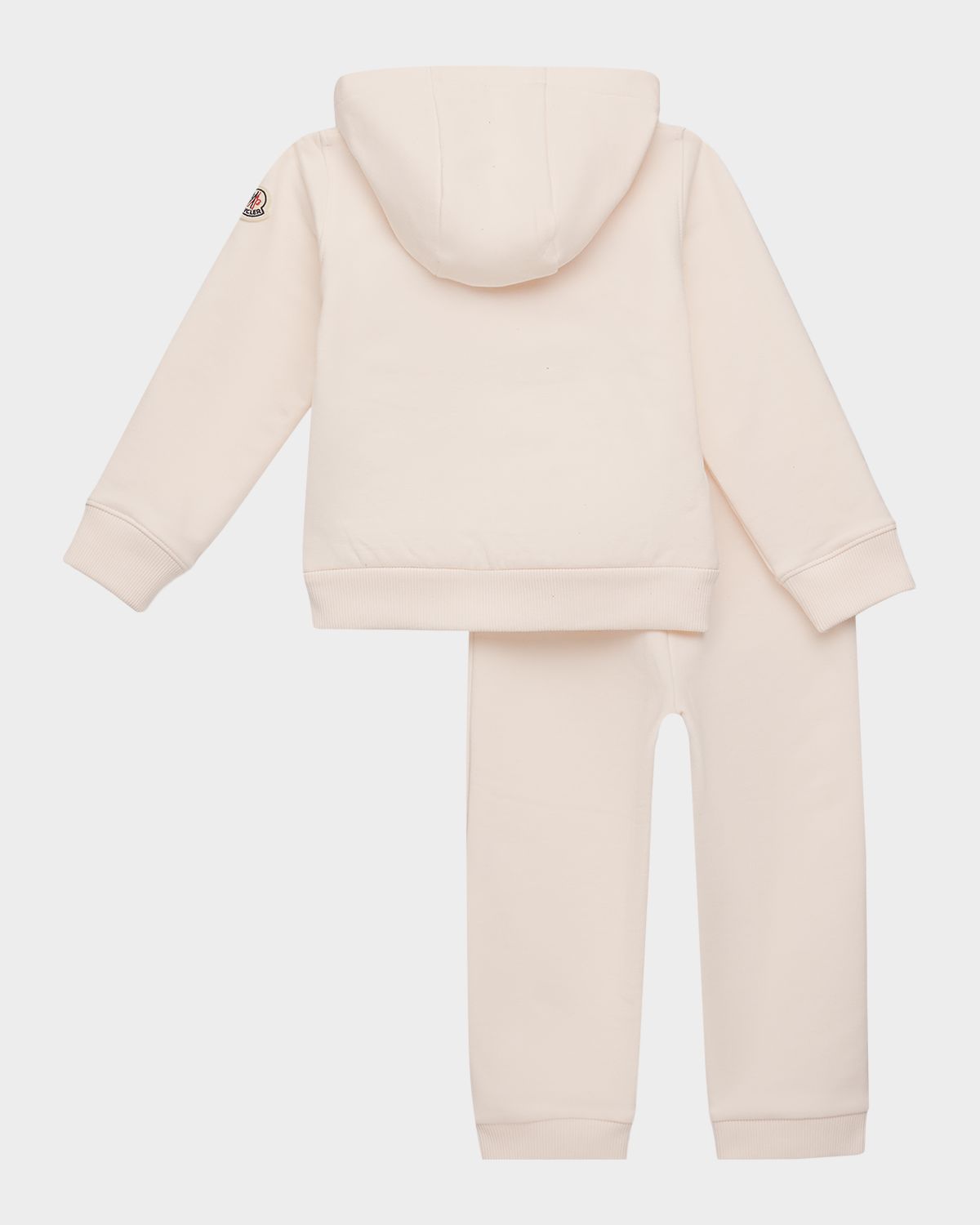 Moncler Girl 's Heart Logo Hoodie & Jogger Pants Set, Size 6M-3