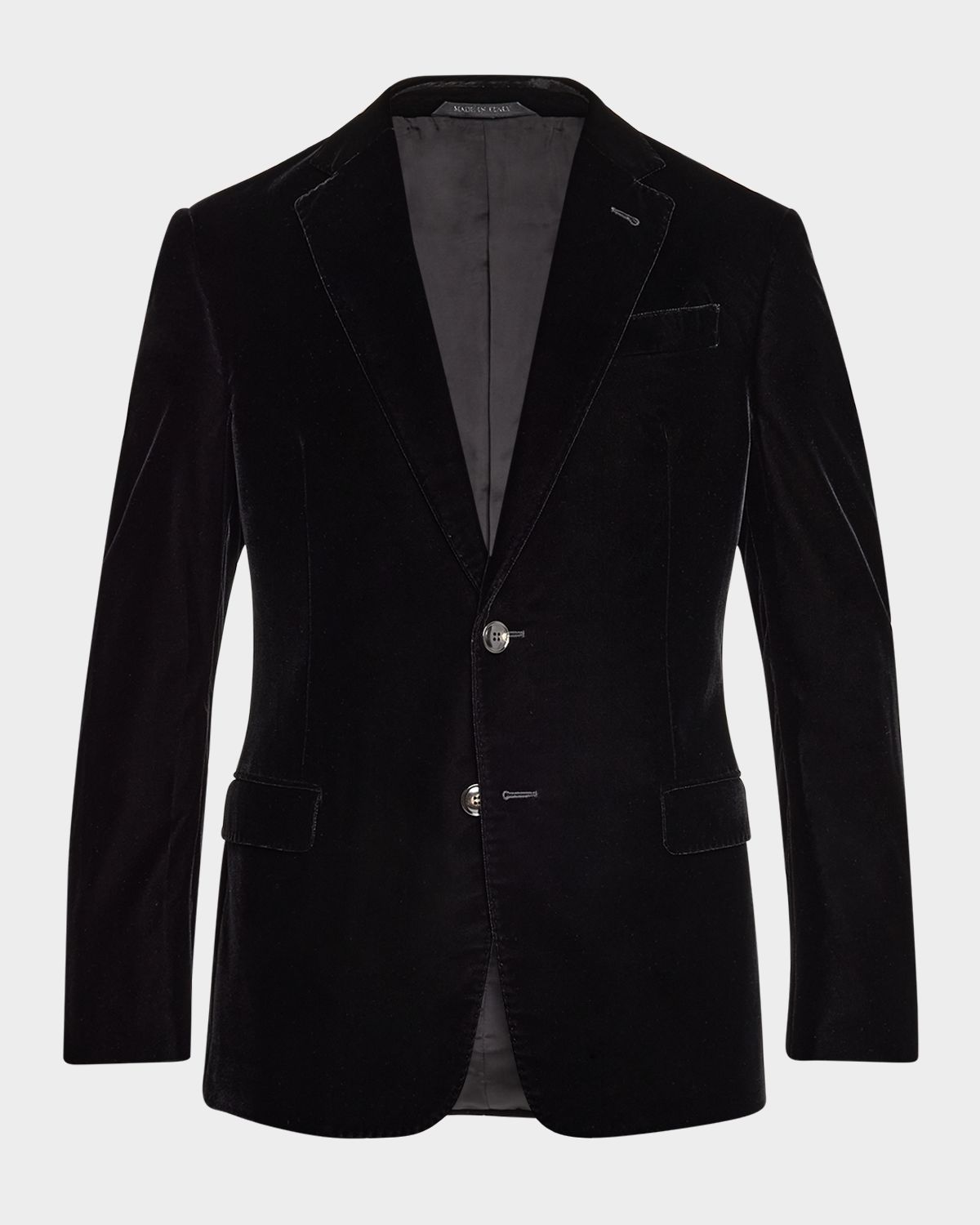 Giorgio Armani Men 's Velvet Notch Lapel Dinner Jacket