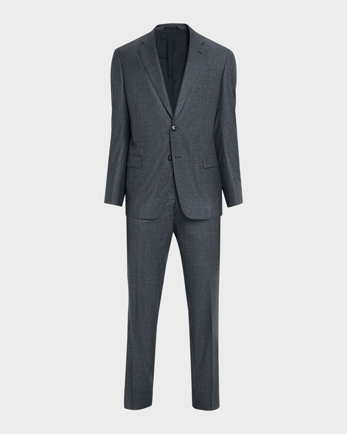 Giorgio Armani Men 's Wool Micro-Houndstooth Two-Piece Suit