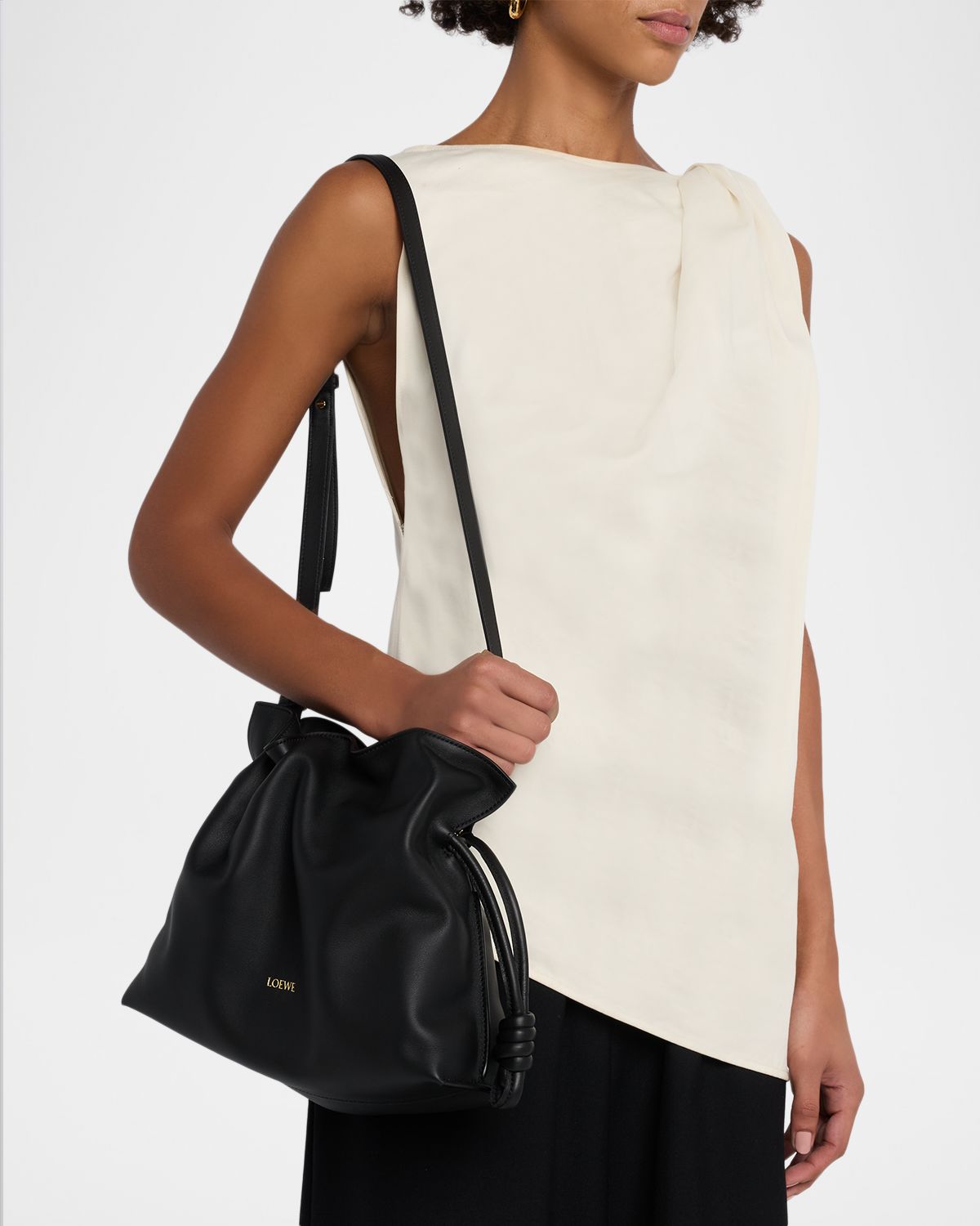 Loewe Flamenco Medium Clutch Bag in Nappa Leather | Thumbnail 11