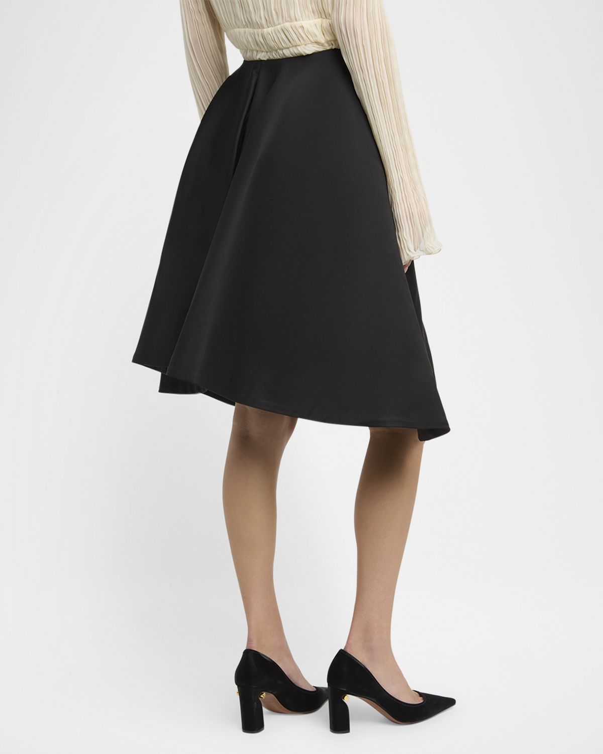 McQueen A-line Midi Circle Skirt