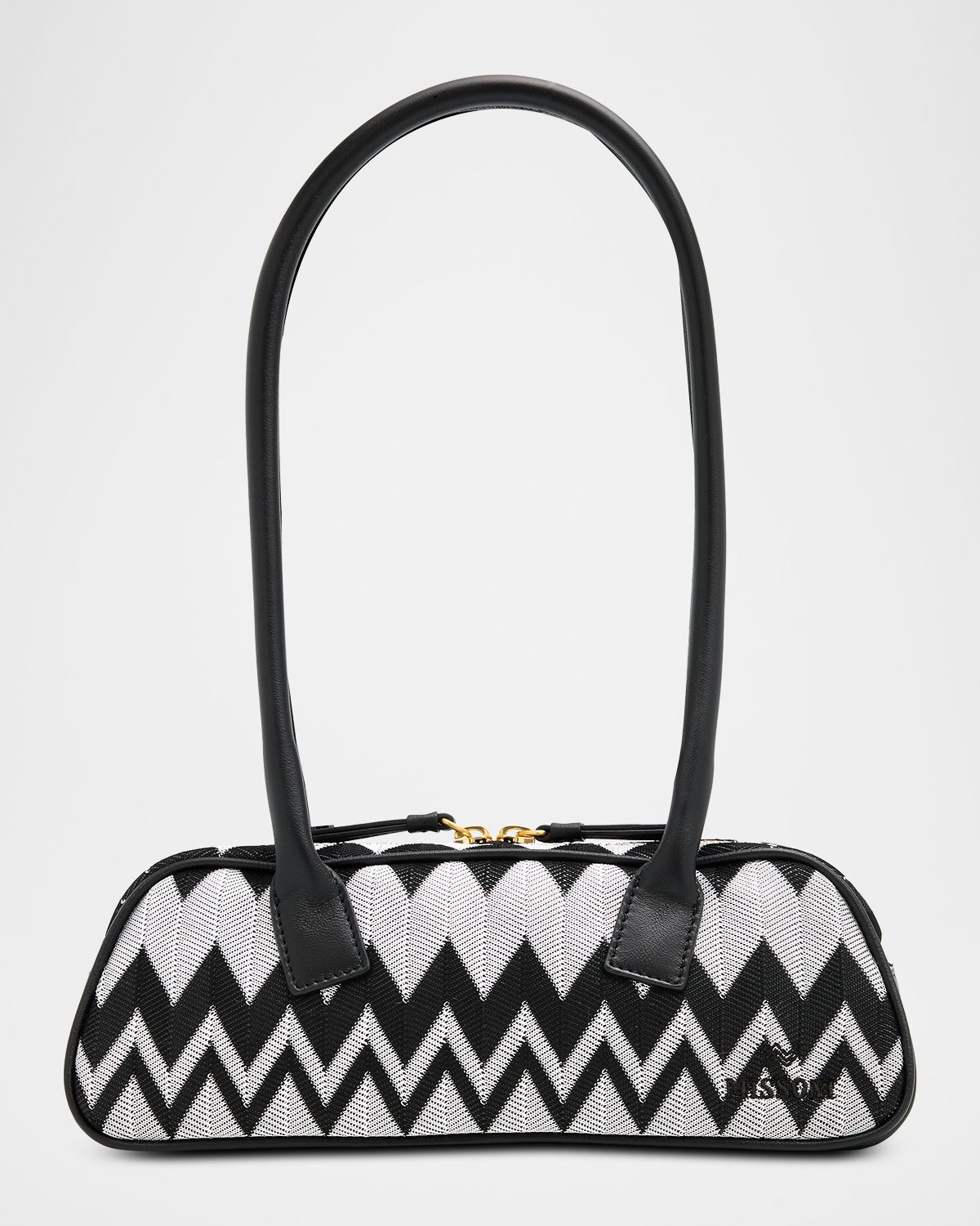 Missoni Optical Wave Cotton Bowling Shoulder Bag