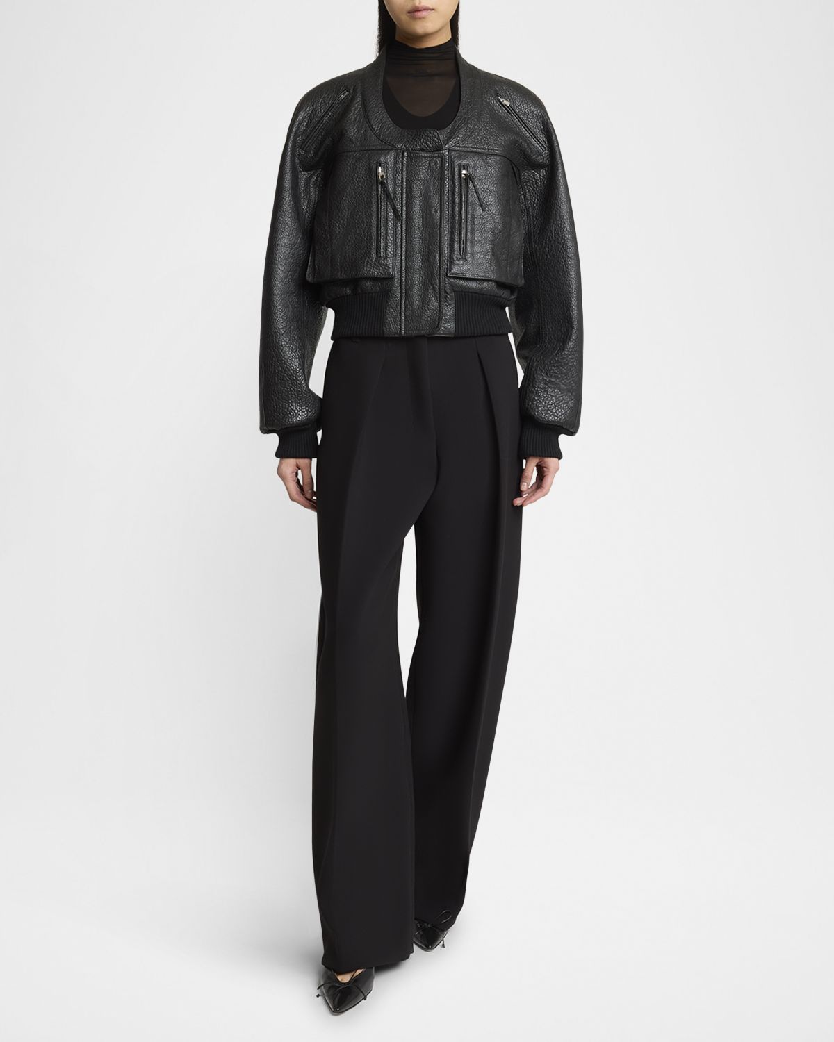 Jacquemus The Tore Leather Jacket