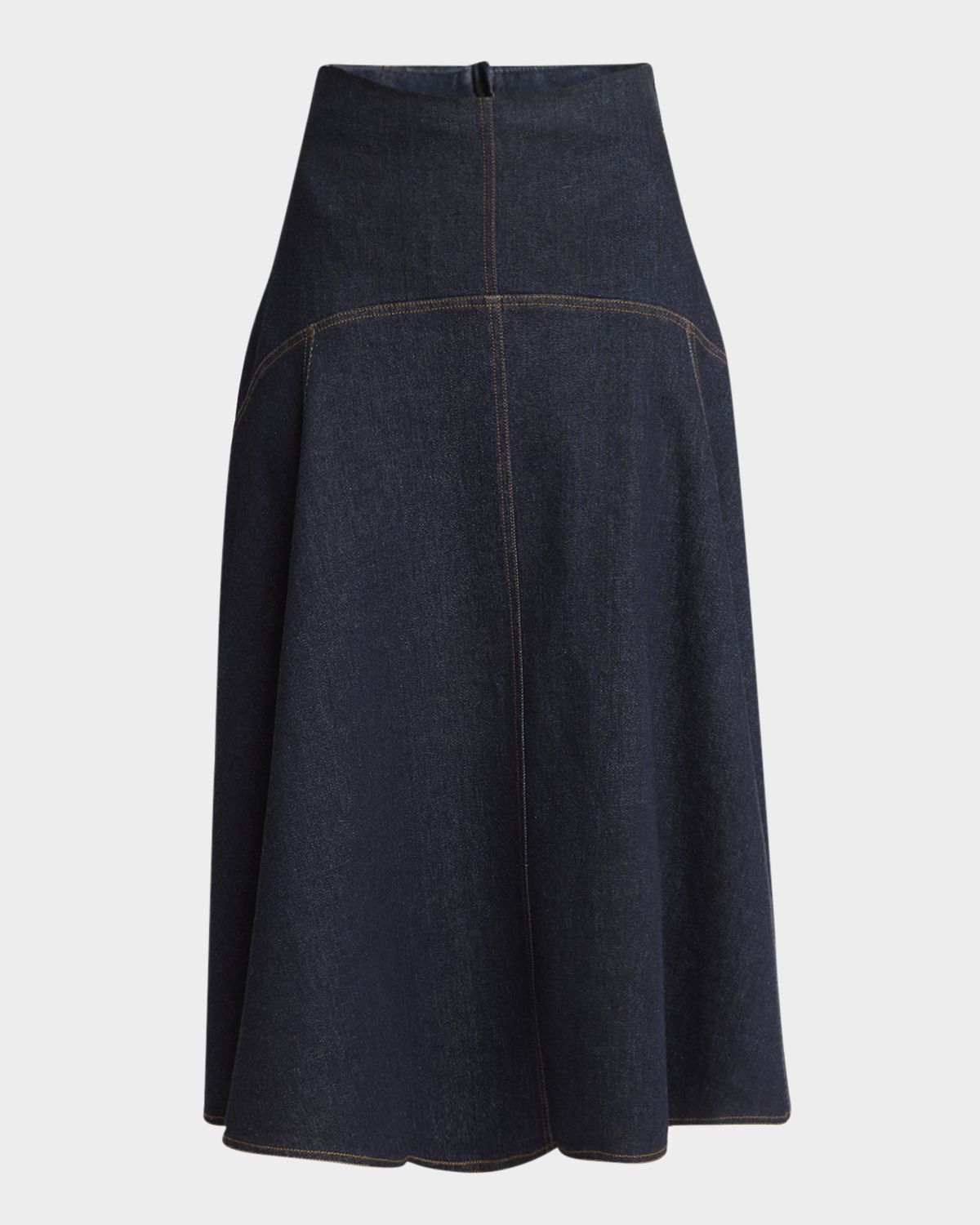 Jacquemus The Denim Triangle Skirt