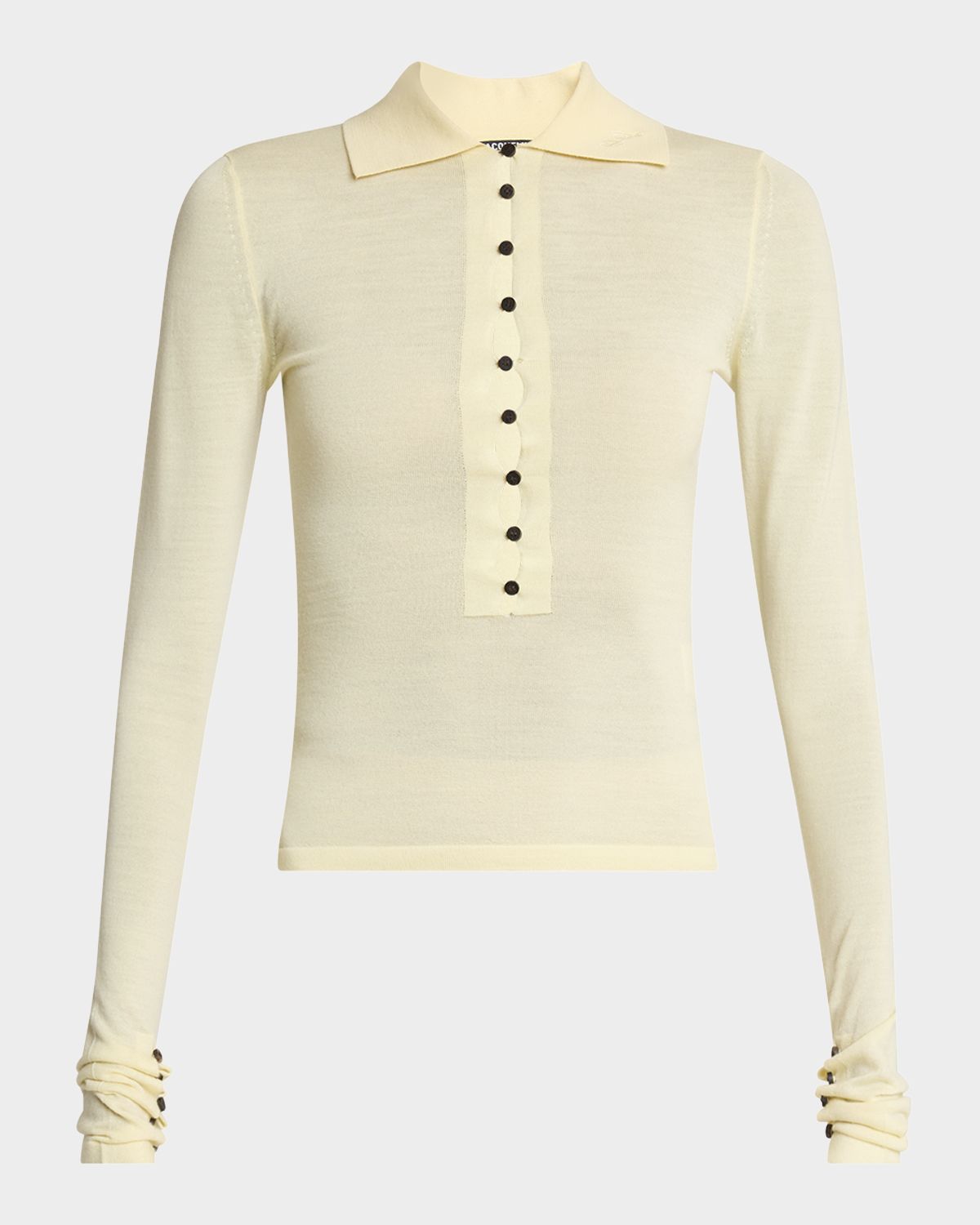 Jacquemus The Merino Polo Top