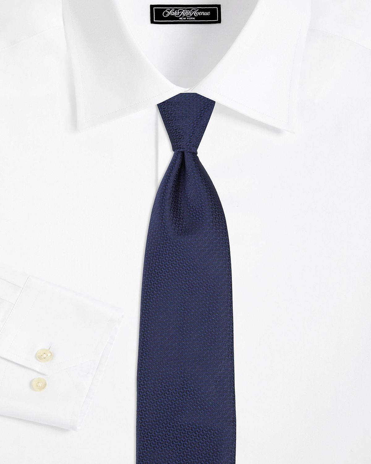 Canali Men 's Neat Silk Jacquard Tie