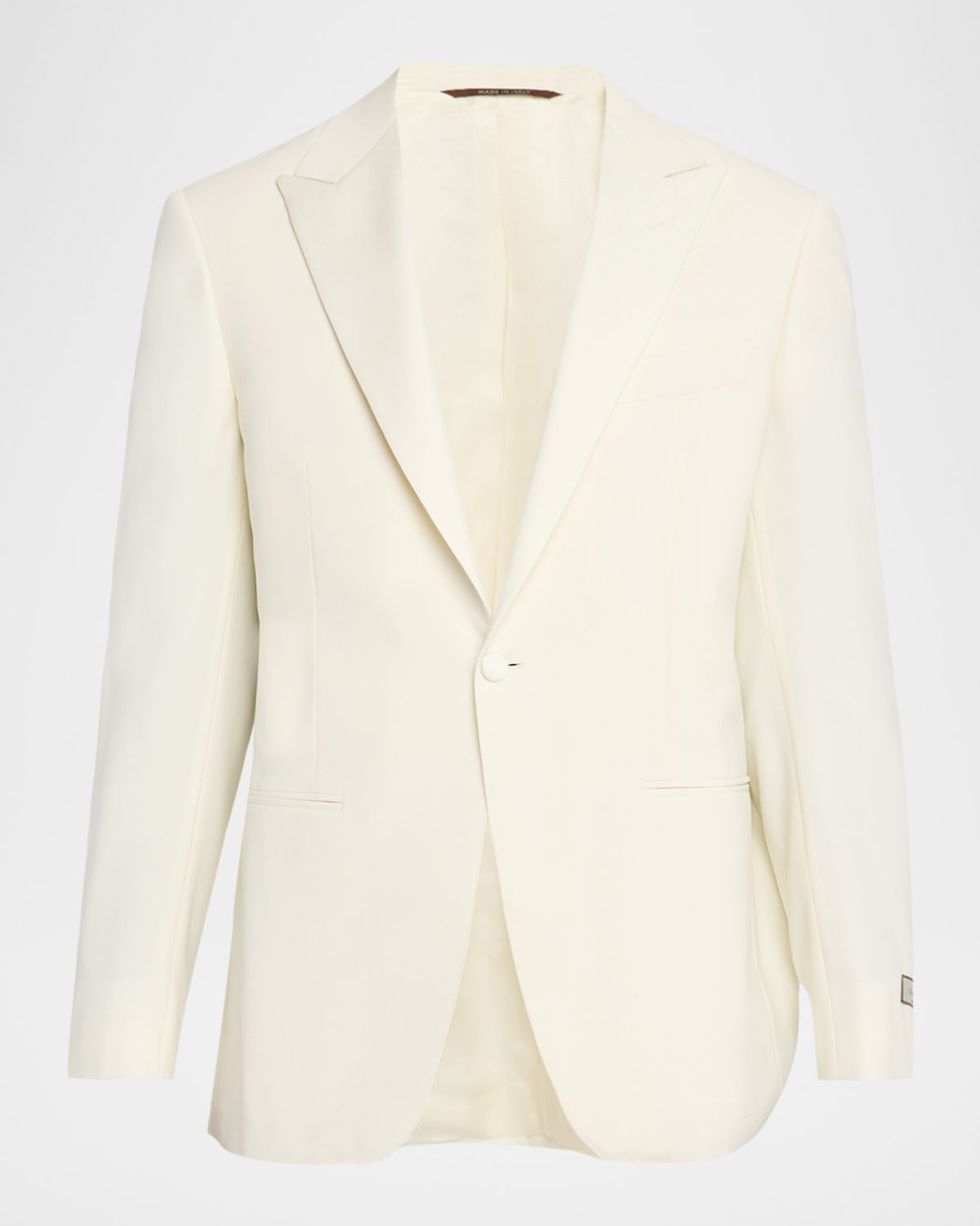 Canali Men 's Wool Peak Lapel Dinner Jacket