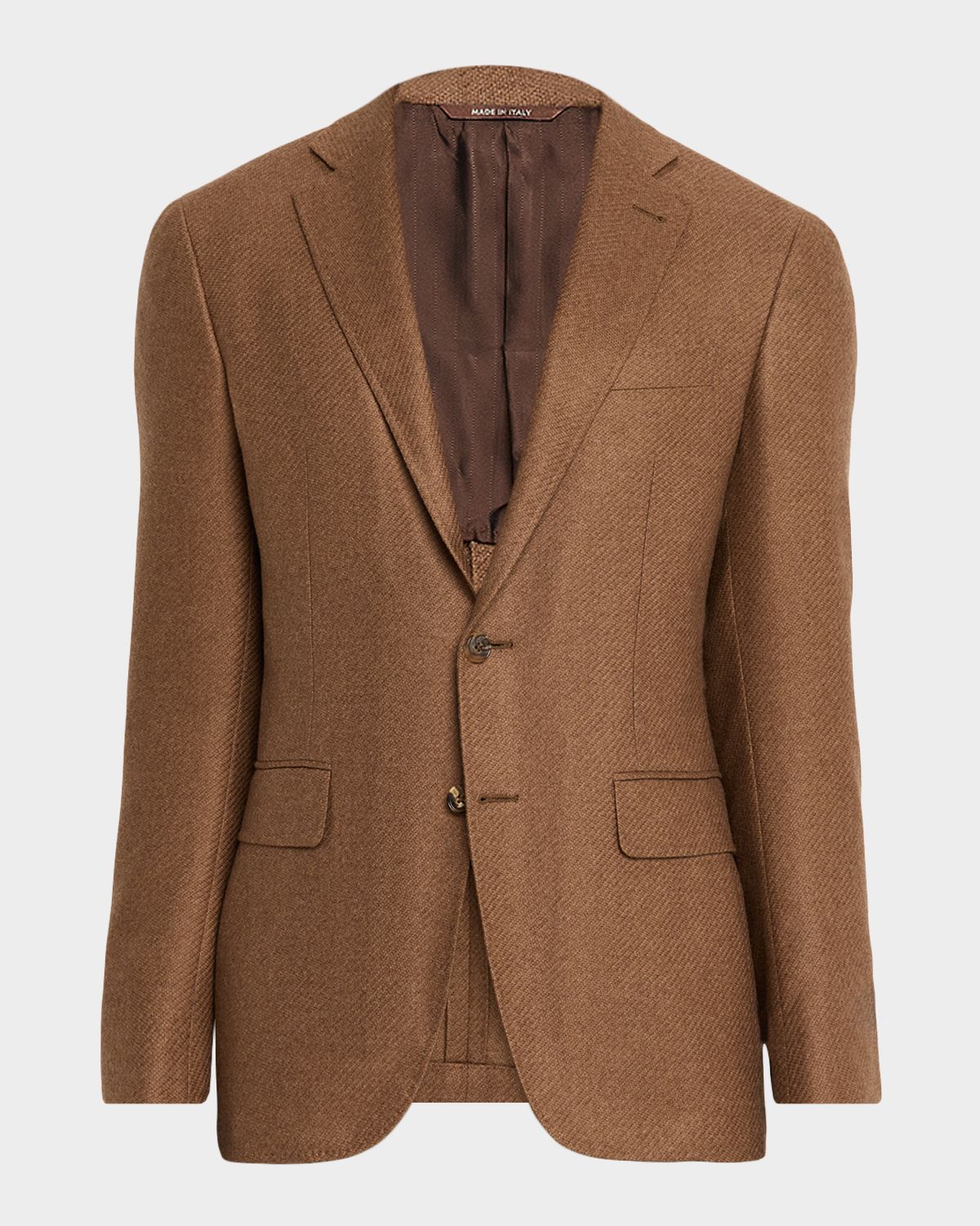 Canali Men 's Cashmere and Silk Notch Lapel Blazer