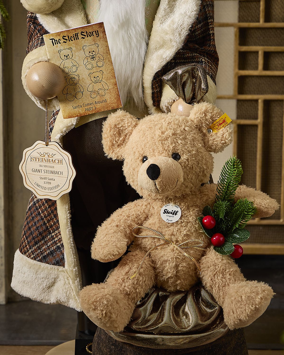 Steinbach x Steiff Giant Steiff Santa Nutcracker