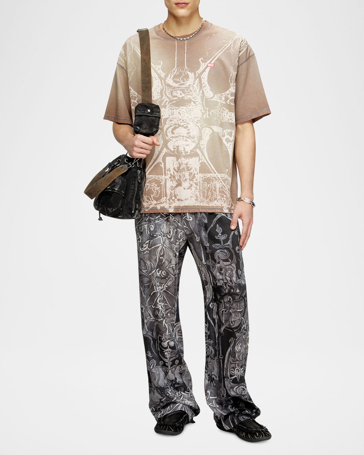 Diesel Men 's T-BOXT-T13 Artwork T-Shirt