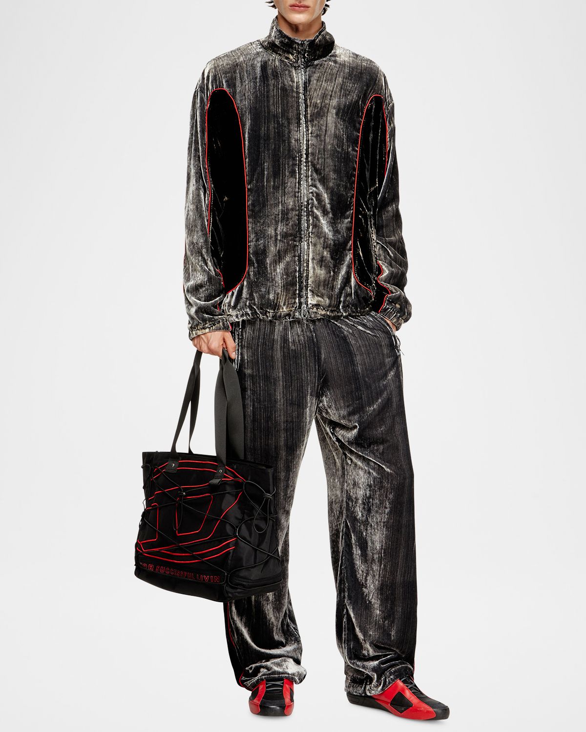 Diesel Men 's J-Hay Full-Zip Track Jacket